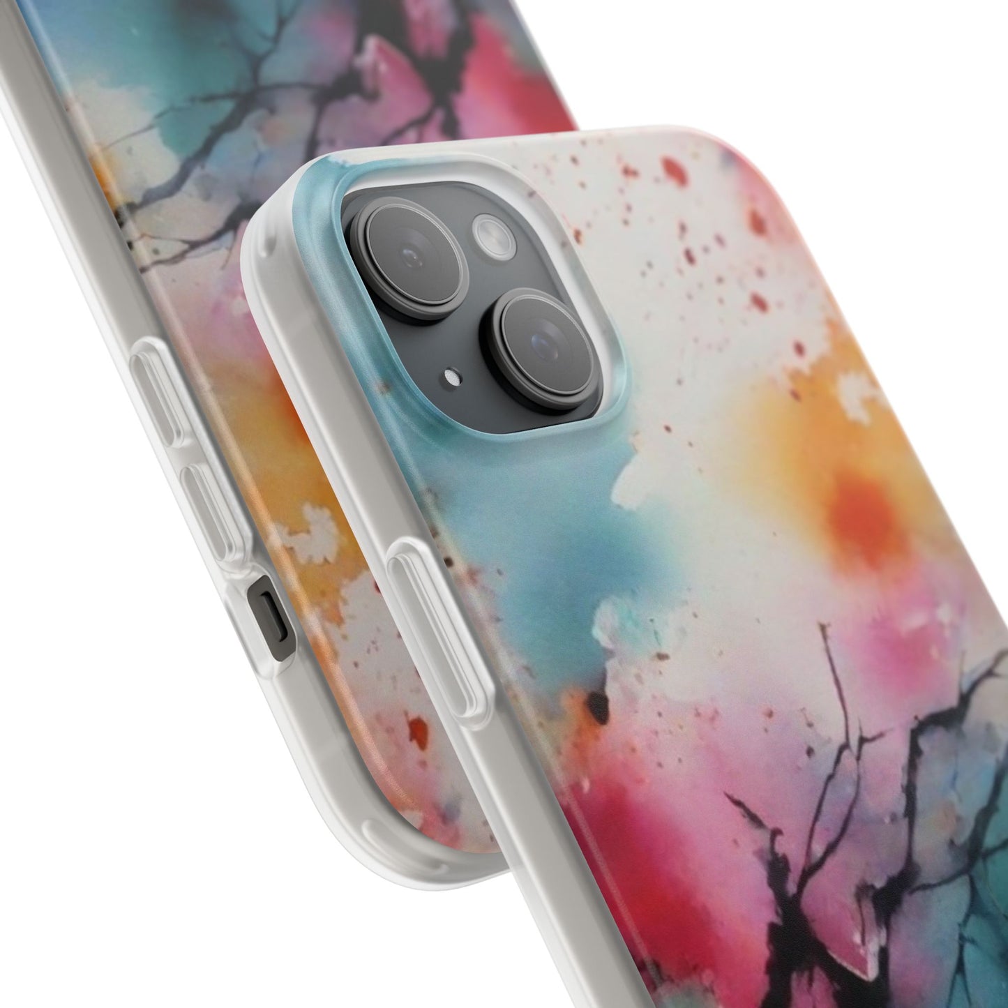 Flexi Clear TPU Case for iPhone 16/15 & Samsung Galaxy S25 – Slim, Lightweight, Wireless Charging Compatible