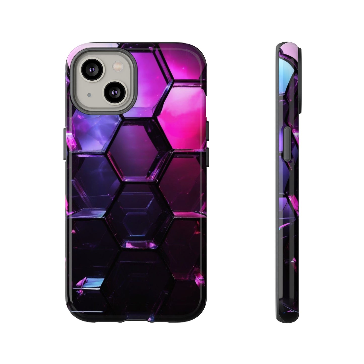 iPhone Tough Case Phone Case for iPhone 14\15\16 – Dual Layer, Matte/Glossy Finish, Wireless Charging Compatible