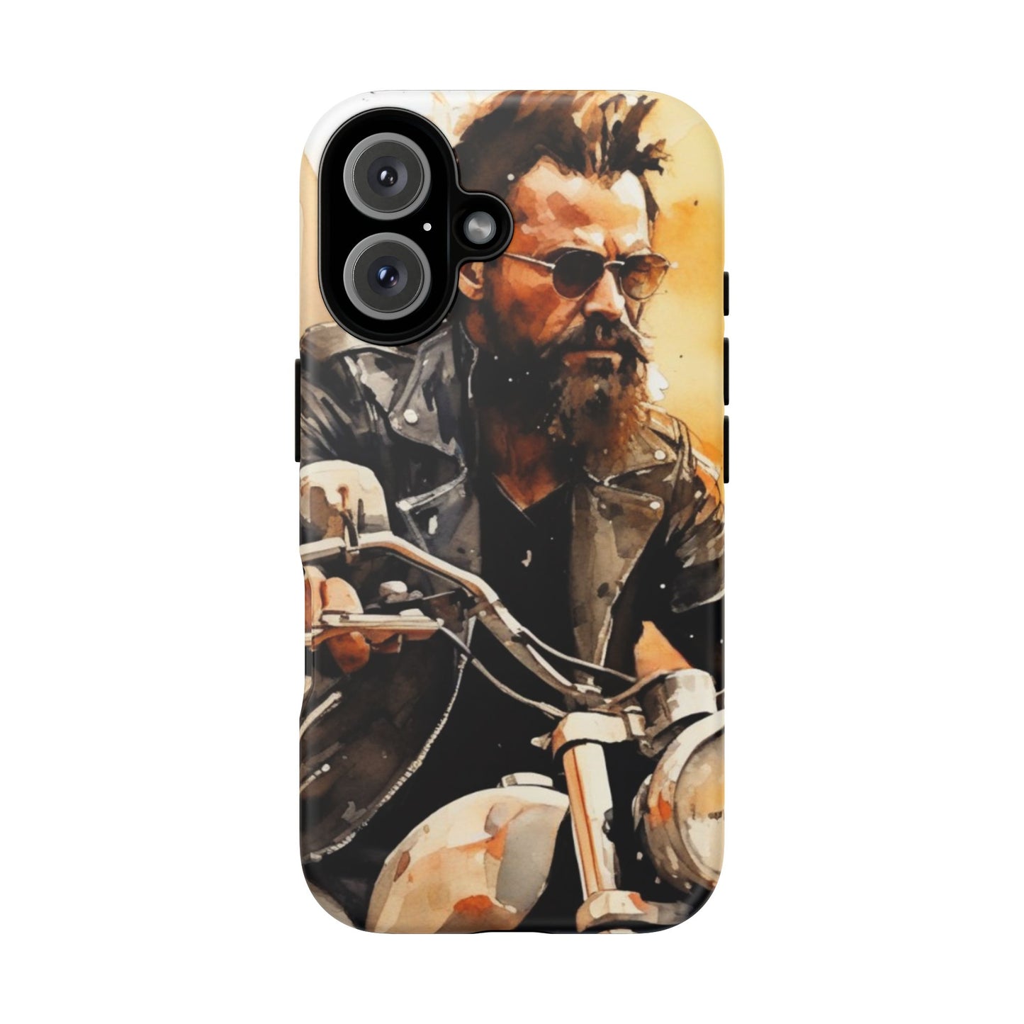 iPhone Tough Case Phone Case for iPhone 14\15\16 – Dual Layer, Matte/Glossy Finish, Wireless Charging Compatible