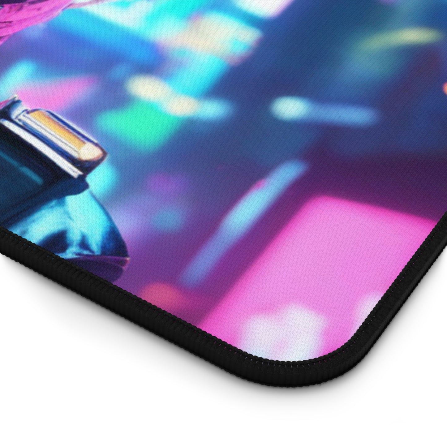 Large Gaming Mouse Pad – Premium Mouse Pad & Tech Accessory for Home & Office, Premium Desk Mat, Gaming Mouse Pad, Non-slip. Cyberpunk VR Girl Desk Mat — Neon Gaming Mousepad for Gamers & Streamers...