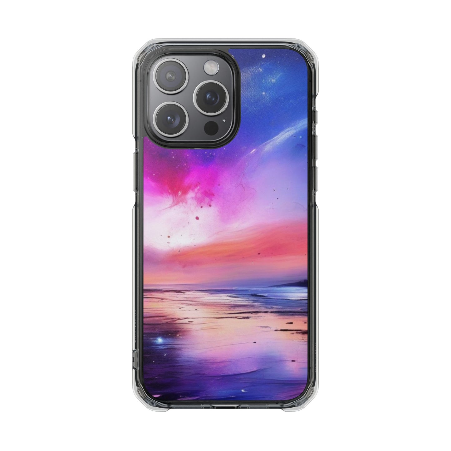 Magnetic Impact Phone Case for iPhone 16/15/14, Vibrant Magnetic Clear Impact Phone Cases, Protective Cases, Custom Phone Covers, Unique Phone Accessories, Gift for Tech Lovers