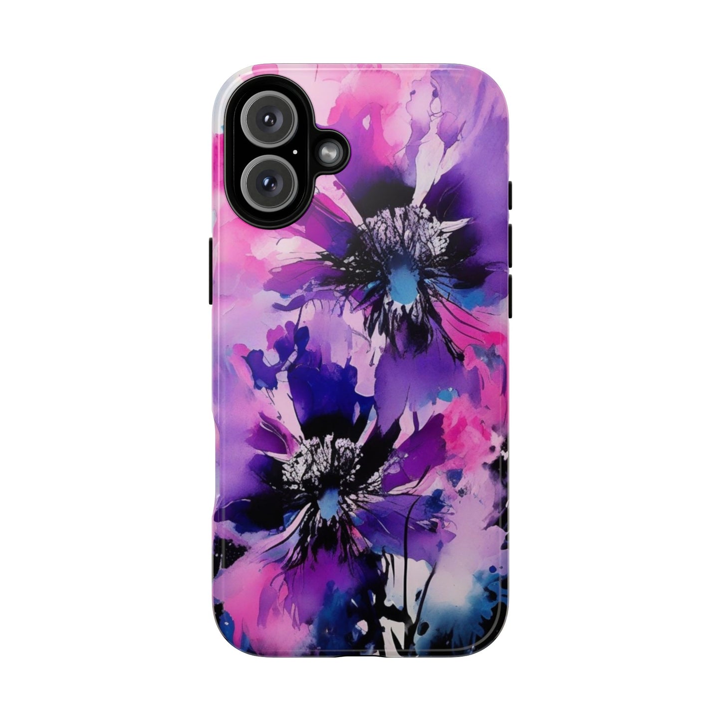 Floral Phone Case for iPhone 17\16\15\14\- Tough Cases, Stylish Cell Phone Cover, Floral Design, Gift for Her, Tech Accessory, Flower Print Phone Cover