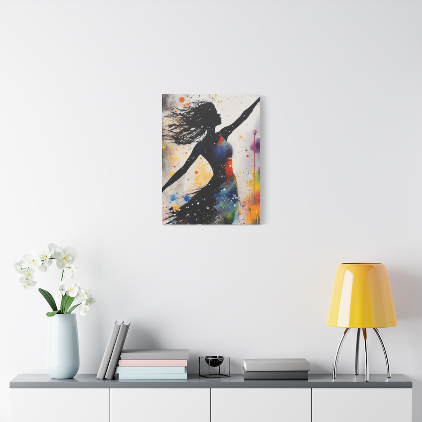 Abstract Art Canvas Print – Modern Wall Art, Matte Canvas, Ready to Hang, Home & Office Décor, Modern Wall Décor, Stretched Canvas Print, Modern Art Decor, Dance Wall Art, Vibrant Home Decoration