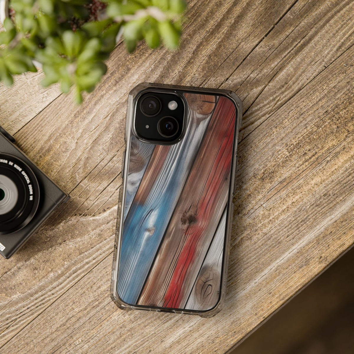 Magnetic Clear Impact Case for iPhone 16/15/14, Protective Cover for Phone, Gift for Him or Her, Eco-Friendly Phone Accessory