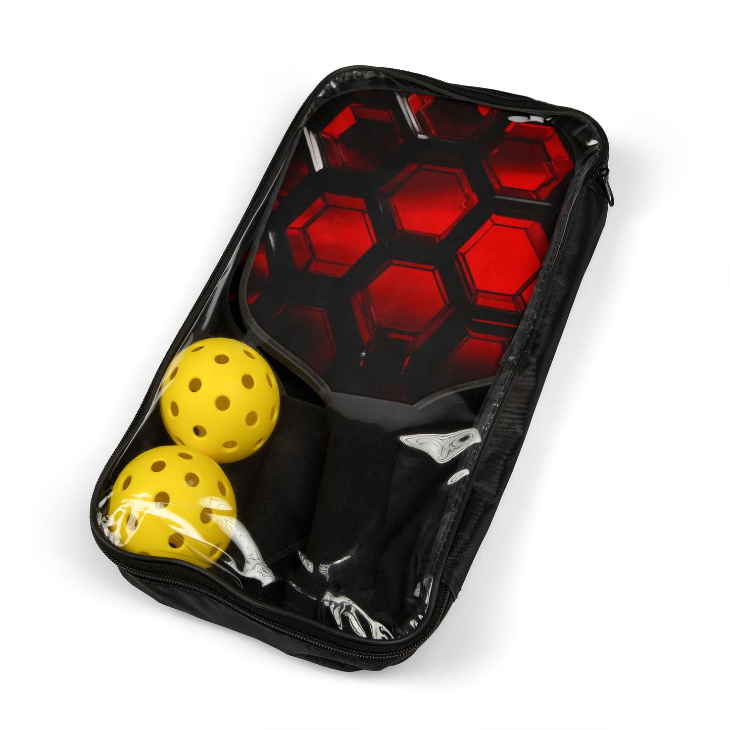Pickleball Kit – Durable Wooden Paddles, Portable Set with Balls & Carry Bag for All Skill Levels - Perfect for Outdoor Fun!