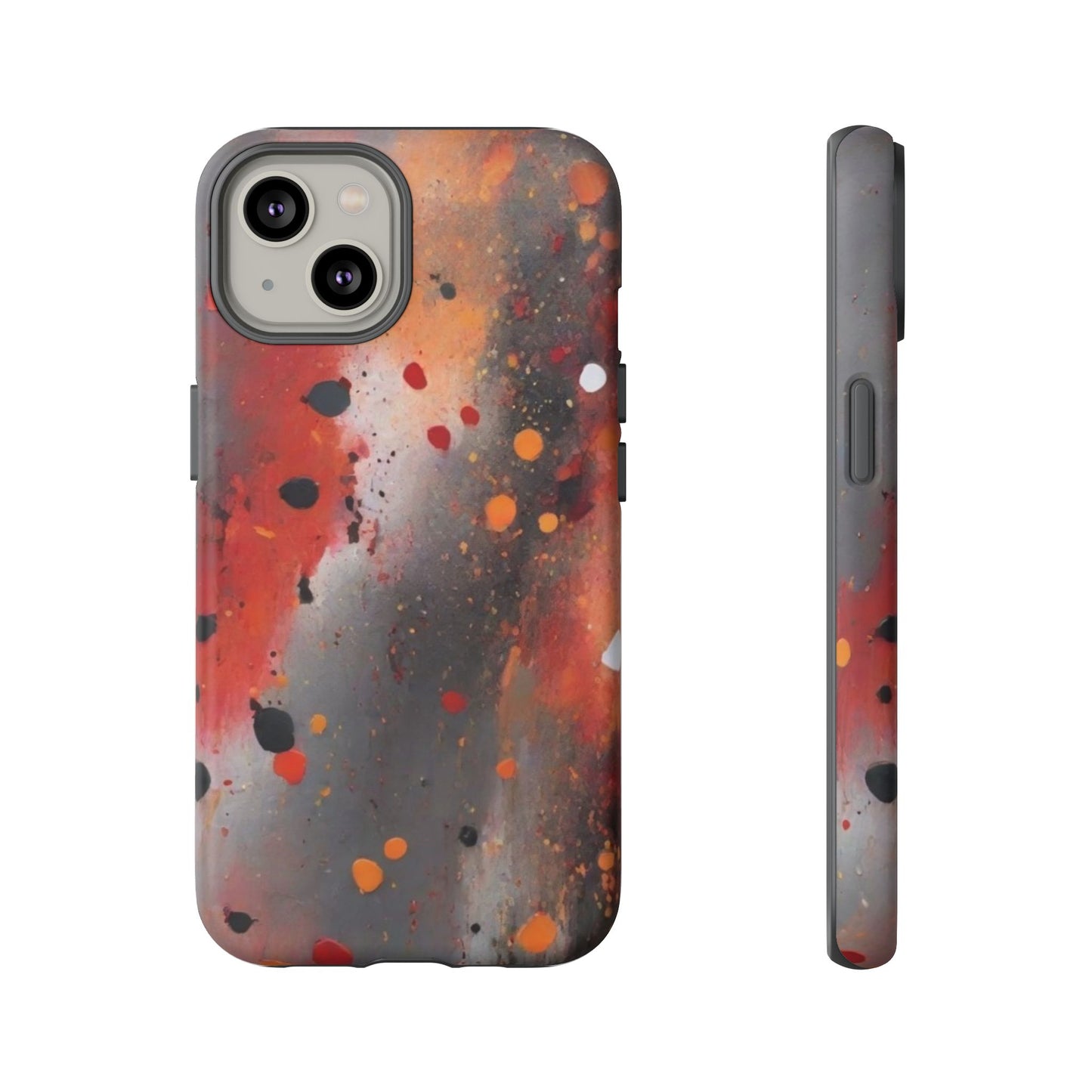 iPhone Tough Case Phone Case for iPhone 14\15\16 – Dual Layer, Matte/Glossy Finish, Wireless Charging Compatible
