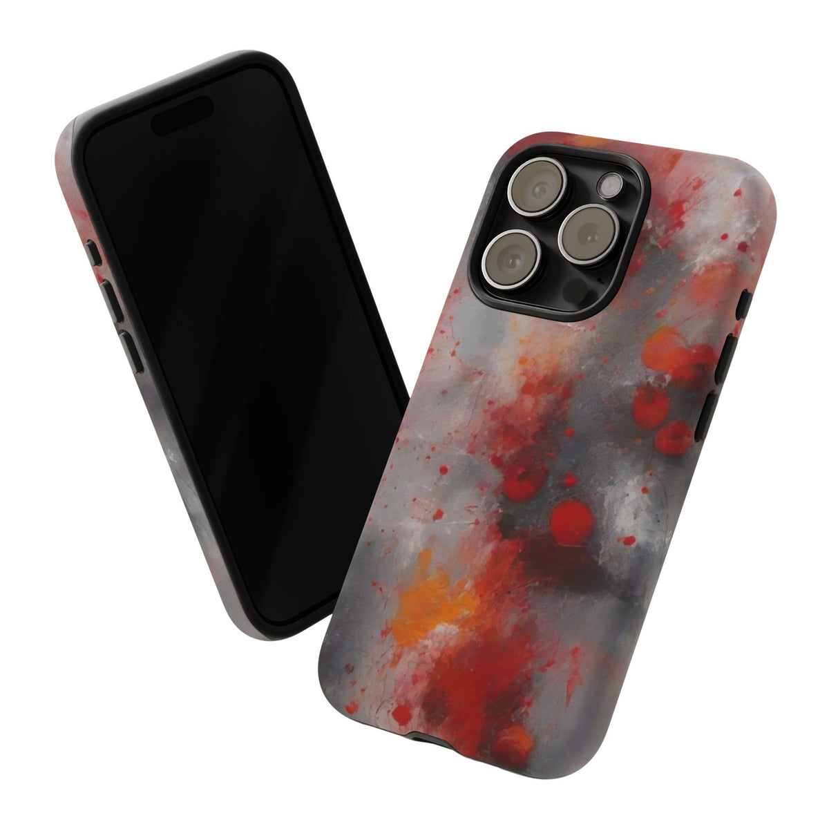 iPhone Tough Case Phone Case for iPhone 14\15\16\17 – Dual Layer, Matte/Glossy Finish, Wireless Charging Compatible