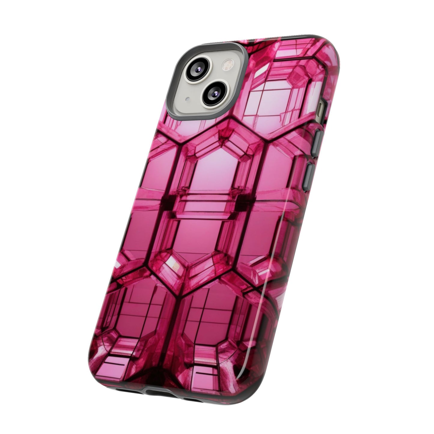 Stylish Pink Phone Case for iPhone 17/16/15/14, Gifts for Her