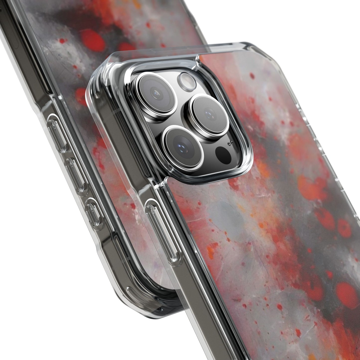 Magnetic Phone Case for iPhone 16/15/14 | Stylish Clear Impact Case, Trendy Protection for iPhone, Unique Gifts for Tech Lovers, Modern Aesthetic