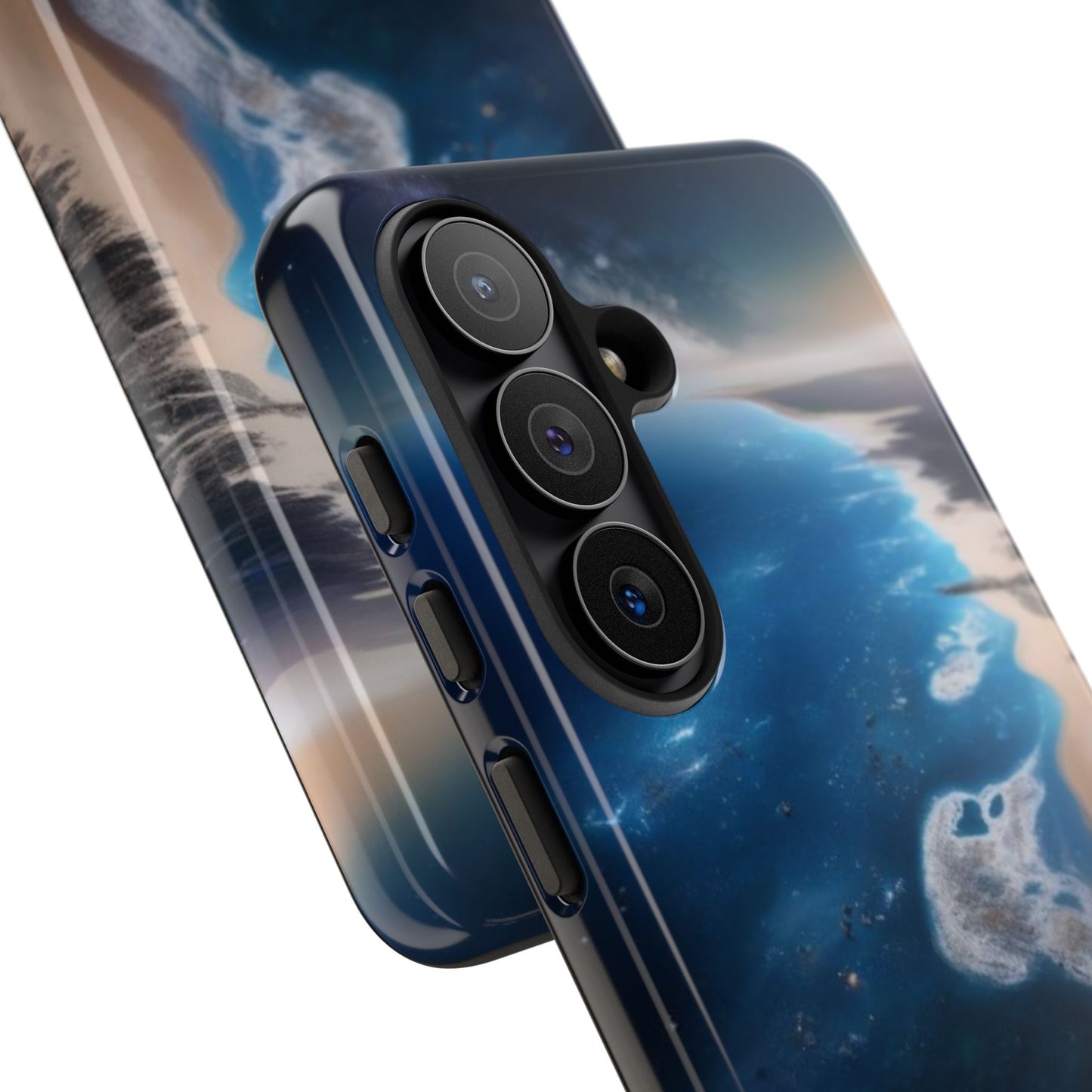 Tough Case Phone Case for Samsung Galaxy S26/S25/S24/S23/S22 – Dual Layer, Matte/Glossy Finish, Wireless Charging CompatibleOcean Wave Phone Case - Tough, Stylish Protection for Beach Lovers