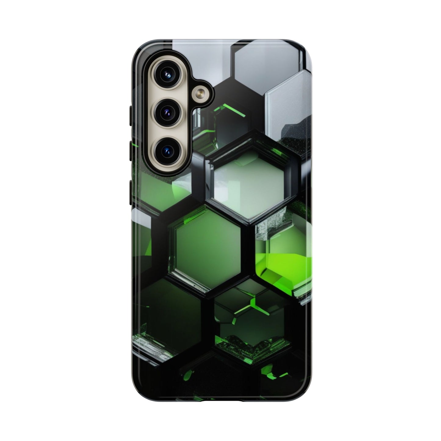 Tough Case Phone Case for Samsung Galaxy S25/S24– Dual Layer, Matte/Glossy Finish, Wireless Charging Compatible