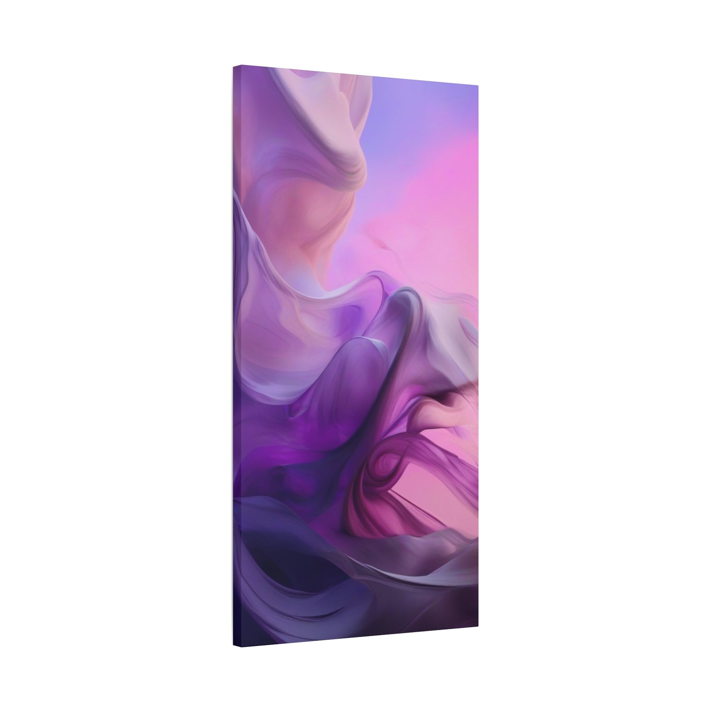Abstract Art Canvas Print – Modern Wall Art, Digital Artwork, Matte Canvas, Ready to Hang, Home & Office Décor, Modern Wall Décor, Abstract Purple Gradient Canvas Art - 1.25" Stretched Wall Decor