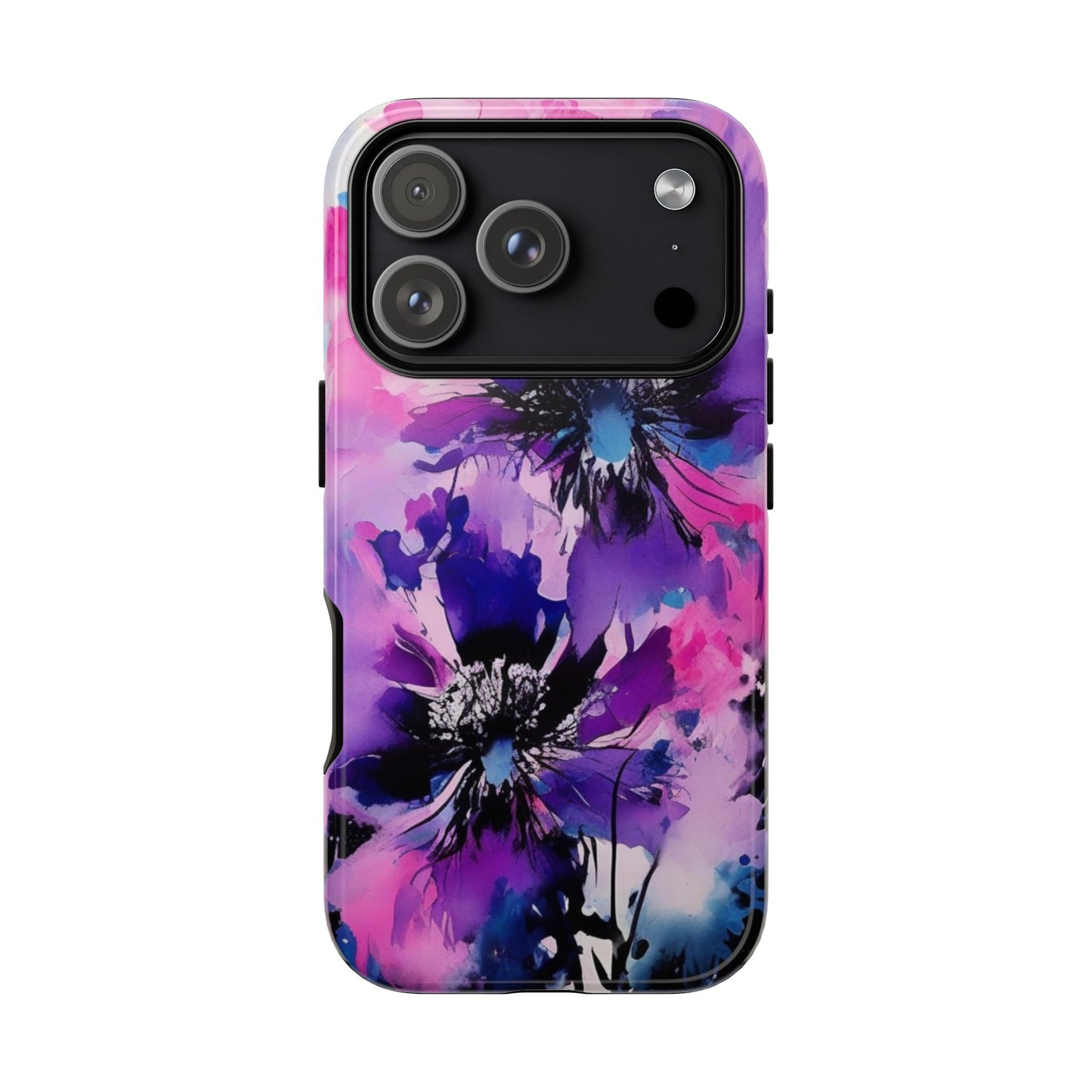 Floral Phone Case for iPhone 17\16\15\14\- Tough Cases, Stylish Cell Phone Cover, Floral Design, Gift for Her, Tech Accessory, Flower Print Phone Cover