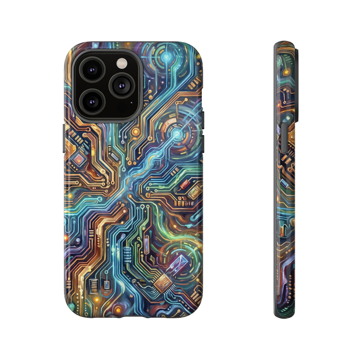 iPhone Tough Cases Phone Cases for iPhone 14\15\16\17\18 – Dual Layer, Matte/Glossy Finish, Wireless Charging Compatible.