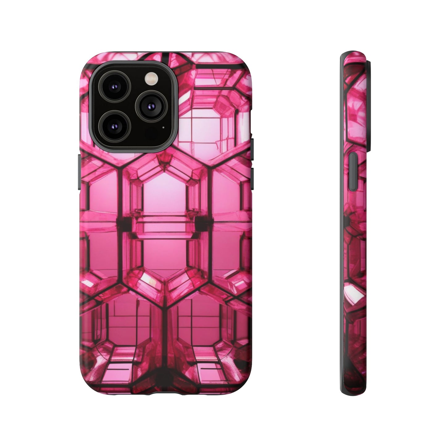 Stylish Pink Phone Case for iPhone 17/16/15/14, Gifts for Her
