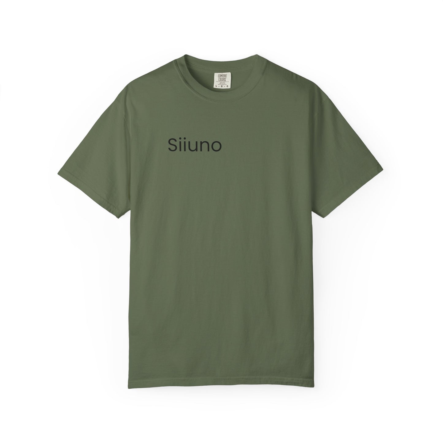 Siiuno Garment-Dyed T-shirt for Everyday Comfort, Unisex Tee for Casual Wear, Gift for Friends, Relaxed Style Tee, Versatile Summer Top