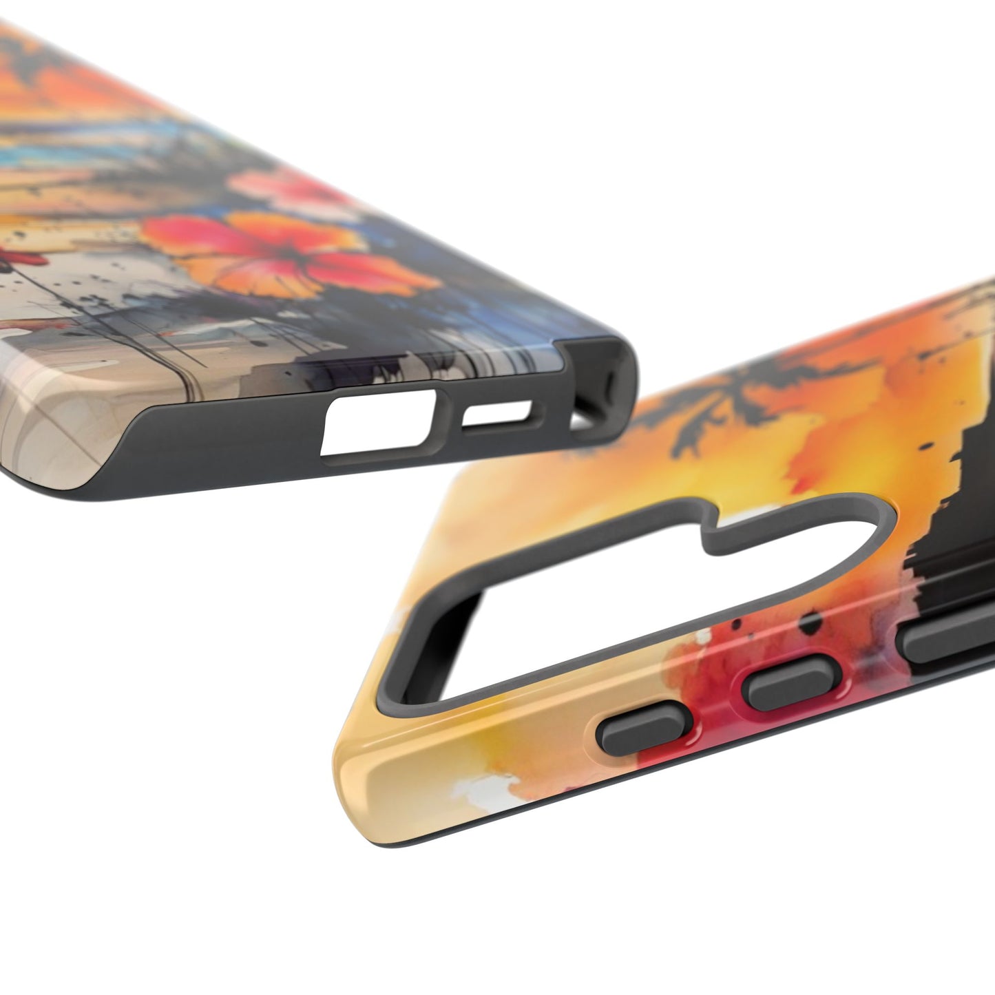 Tough Case Phone Case for iPhone 16, Samsung Galaxy S25/S24 – Dual Layer, Matte/Glossy Finish, Wireless Charging Compatible