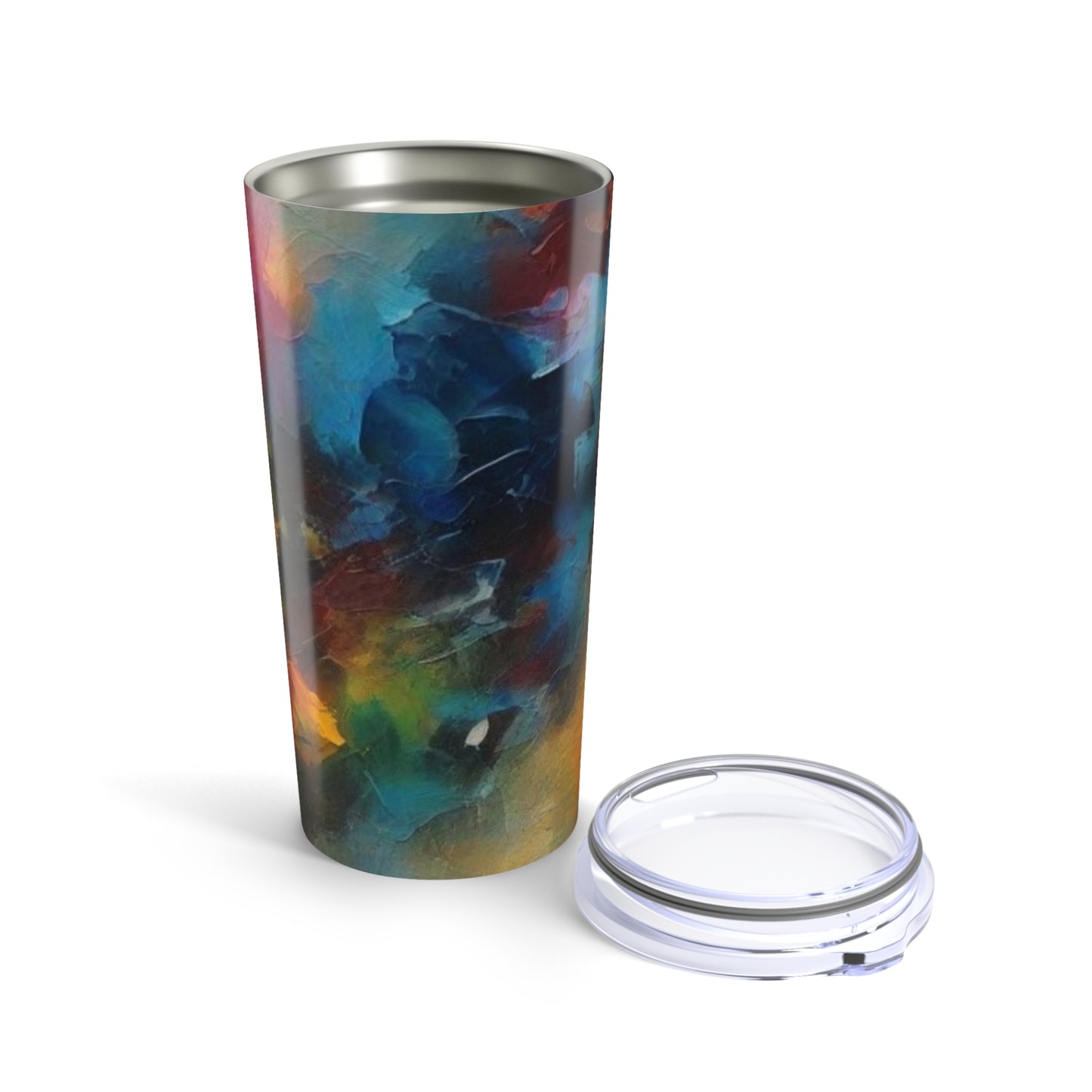 20oz Stainless Steel Vacuum Insulated Tumbler – Double-Wall Travel Mug, Hot & Cold Drink Cup, Dishwasher Safe