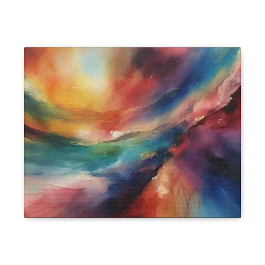 Abstract Art Canvas Print – Modern Wall Art, Digital Artwork, Space, Galaxy, Matte Canvas, Ready to Hang, Home & Office Décor, Modern Wall Décor