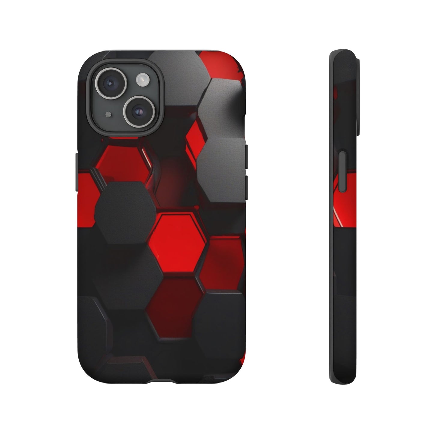 iPhone Tough Case Phone Case for iPhone 14\15\16 – Dual Layer, Matte/Glossy Finish, Wireless Charging Compatible