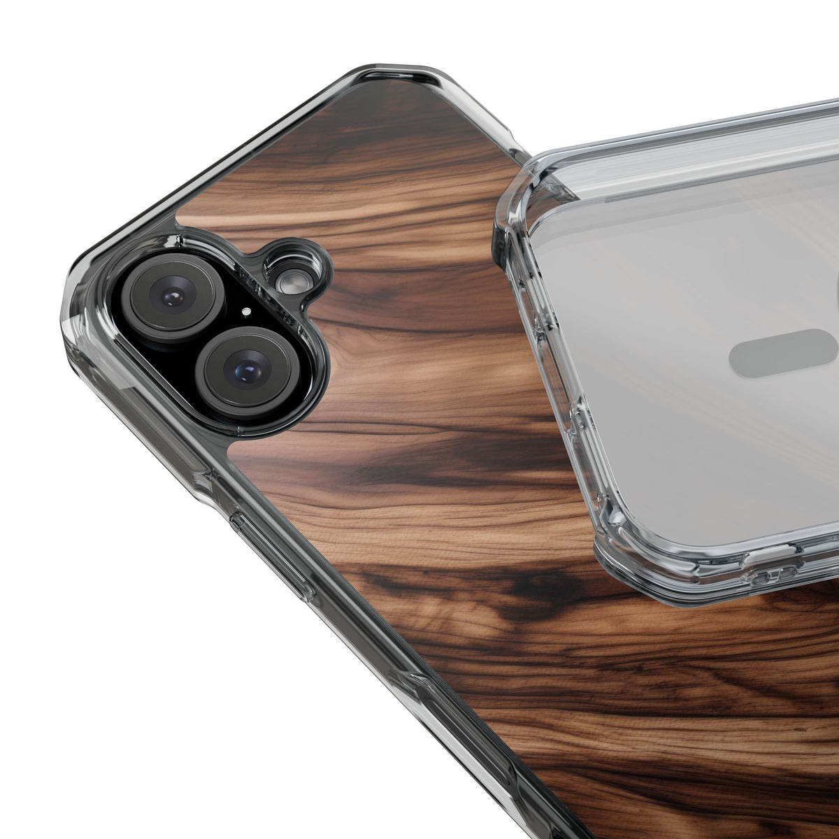 Magnetic Phone Case for iPhone 16/15/14 - Stylish Wood Texture, Durable Protection, Perfect Gift for Him/Her, Ideal for Any Occasion