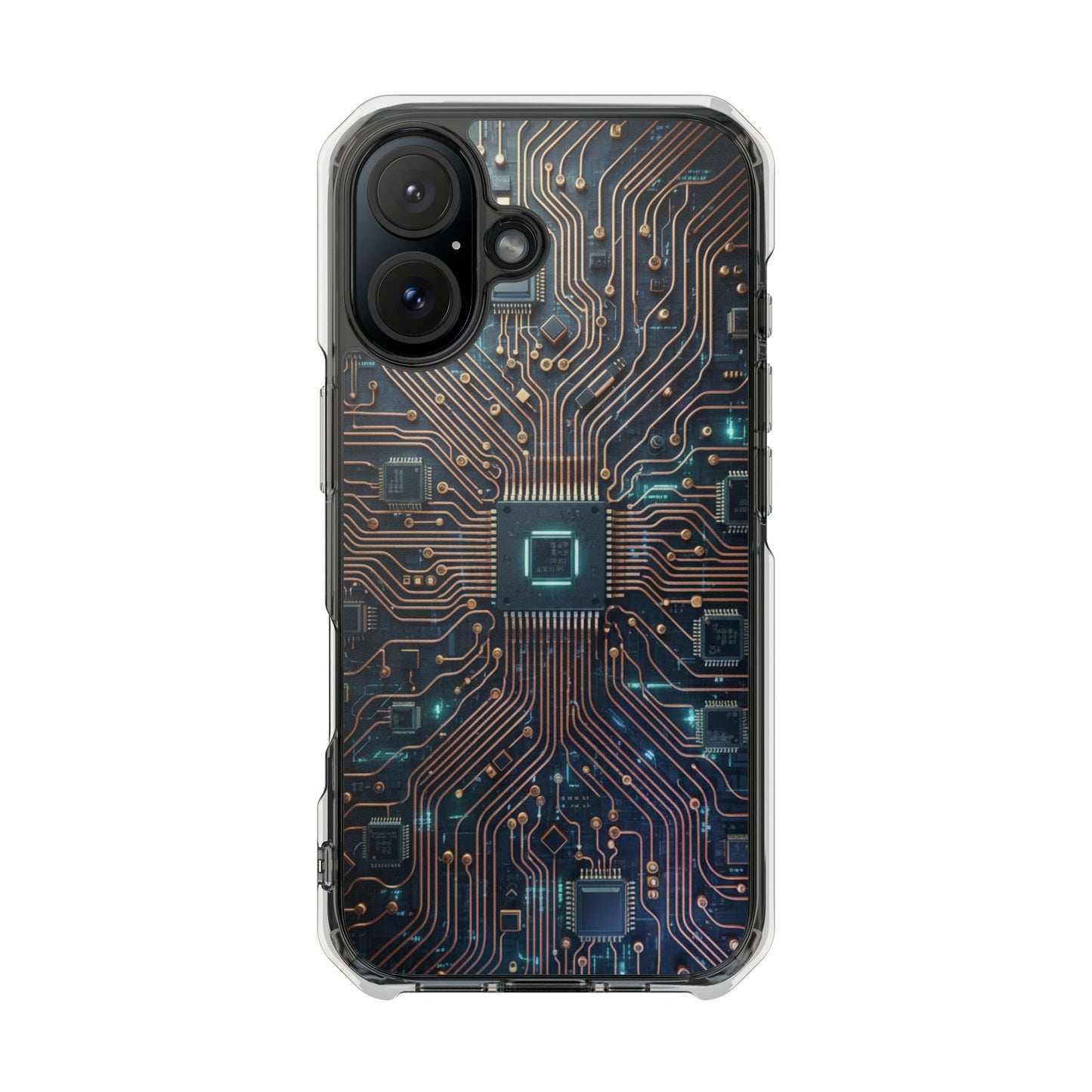 Magnetic Impact Phone Case for iPhone 17/16/15/14. Magnetic Impact Phone Case — Cyber Circuit Design
