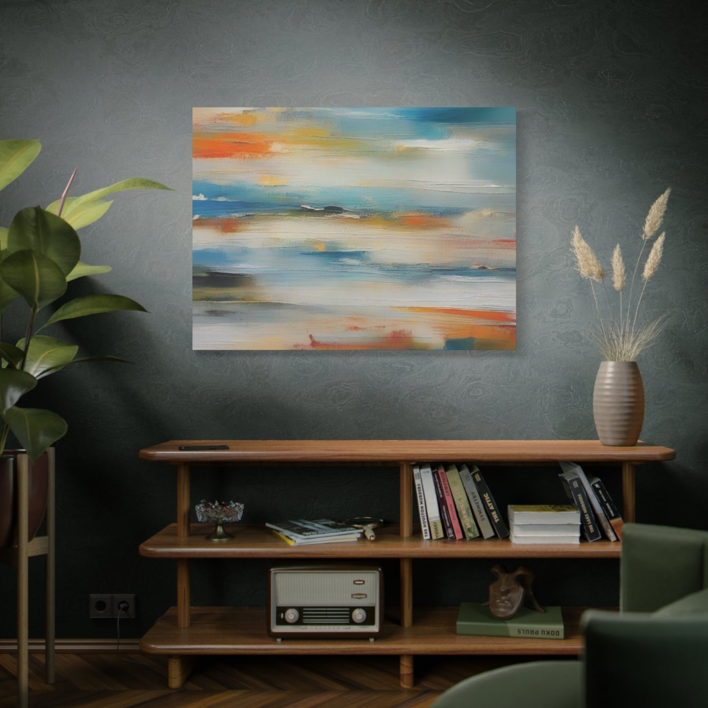 Abstract Art Canvas Print – Modern Wall Art, Digital Artwork, Matte Canvas, Ready to Hang, Home & Office Décor, Modern Wall Décor