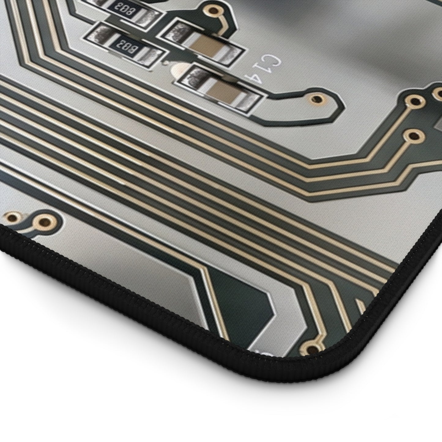Large Gaming Mouse Pad – Premium Mouse Pad & Tech Accessory for Home & Office, Premium Desk Mat, Gaming Mouse Pad, Non-slip, Circuit Board Desk Mat — Tech Microchip Gaming Mouse Pad