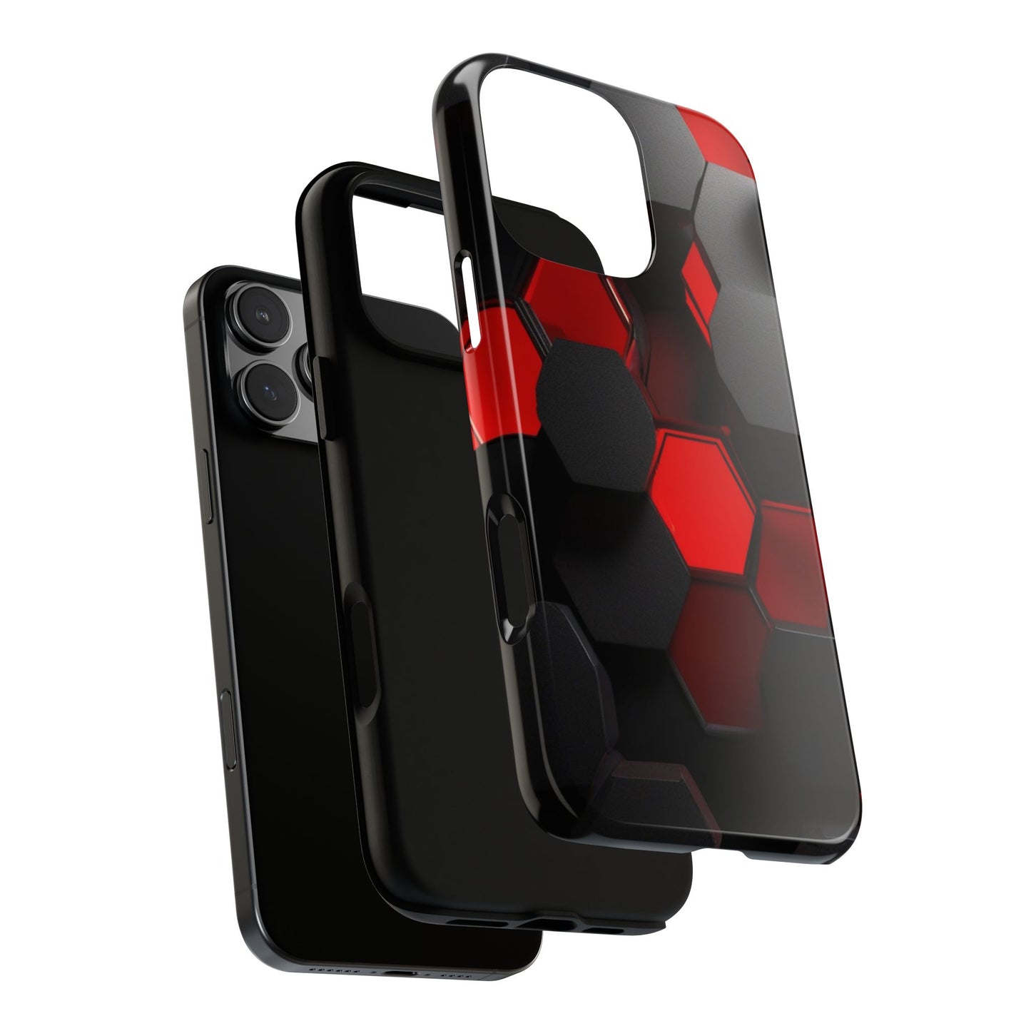 iPhone Tough Case Phone Case for iPhone 14\15\16 – Dual Layer, Matte/Glossy Finish, Wireless Charging Compatible