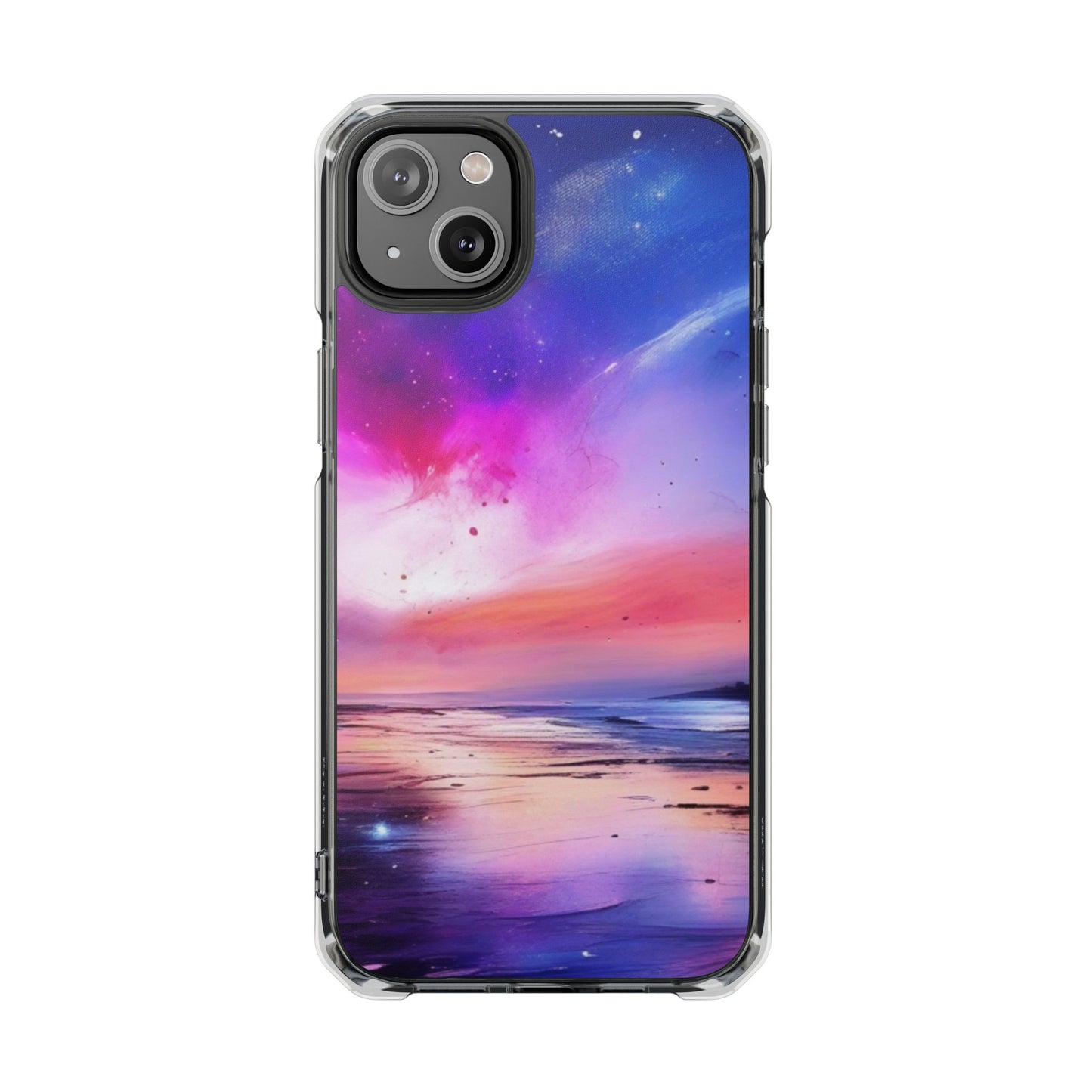 Magnetic Impact Phone Case for iPhone 16/15/14, Vibrant Magnetic Clear Impact Phone Cases, Protective Cases, Custom Phone Covers, Unique Phone Accessories, Gift for Tech Lovers