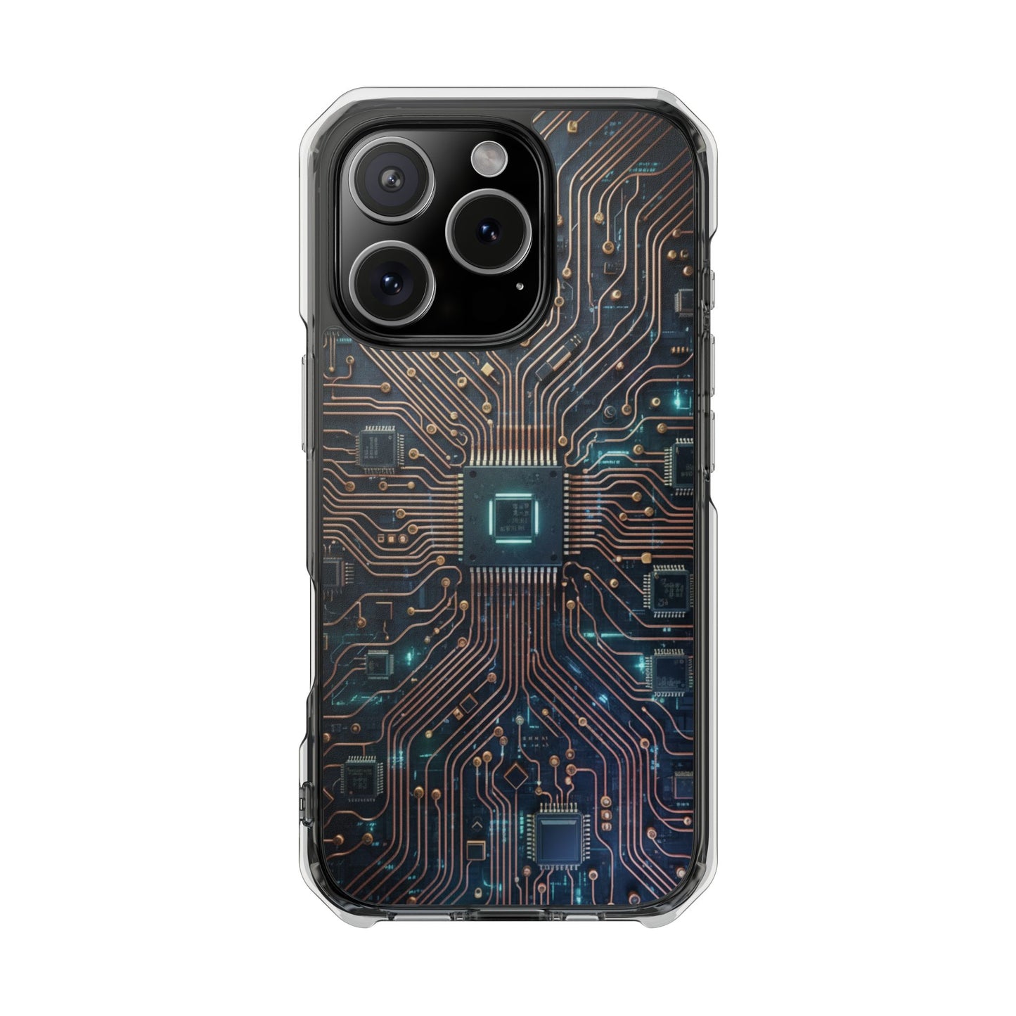 Magnetic Impact Phone Case for iPhone 17/16/15/14. Magnetic Impact Phone Case — Cyber Circuit Design