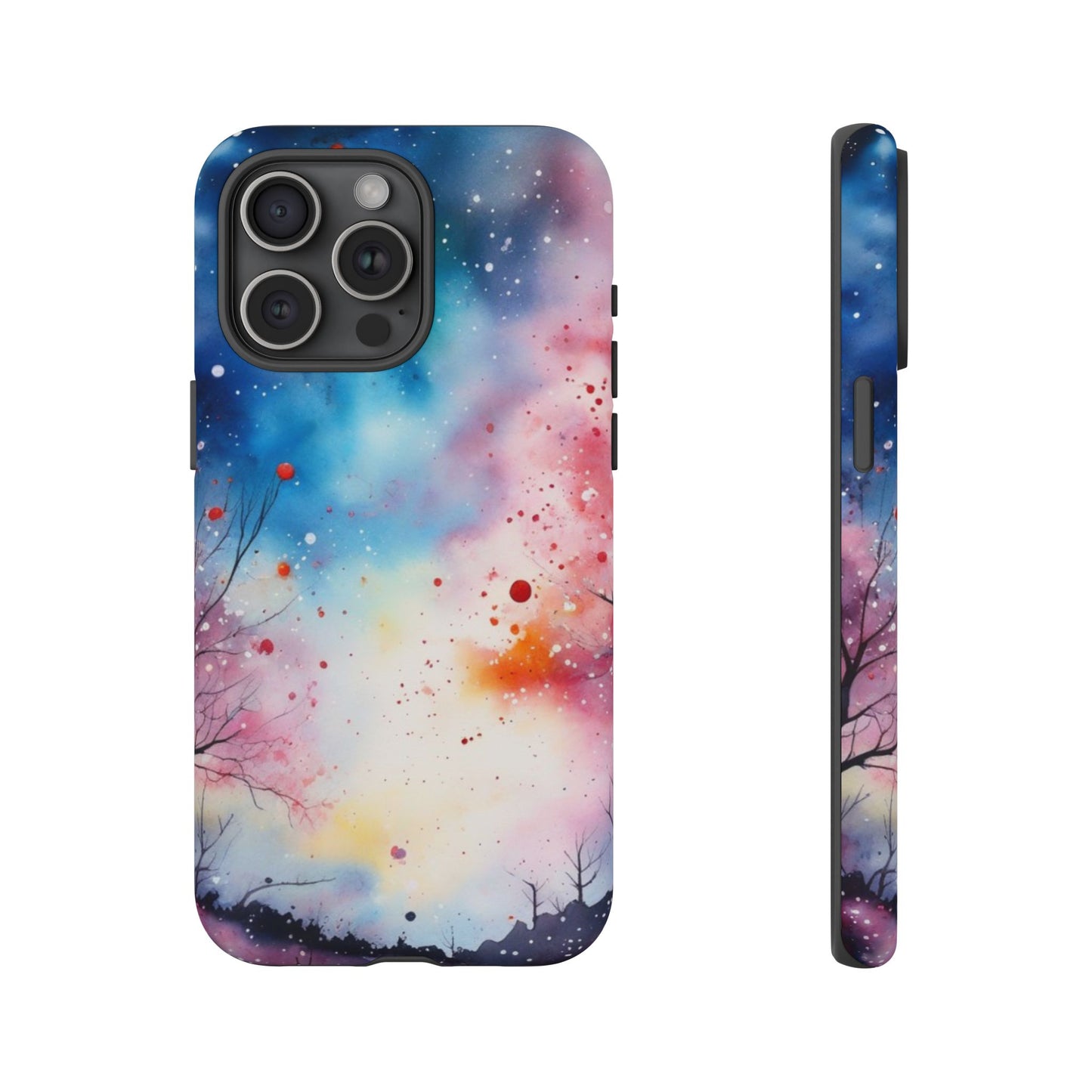 iPhone Tough Case - Fantasy, Abstract  art, Phone Case for iPhone 15\16, Samsung Galaxy S25/S24 – Dual Layer, Matte/Glossy Finish, Wireless Charging Compatible