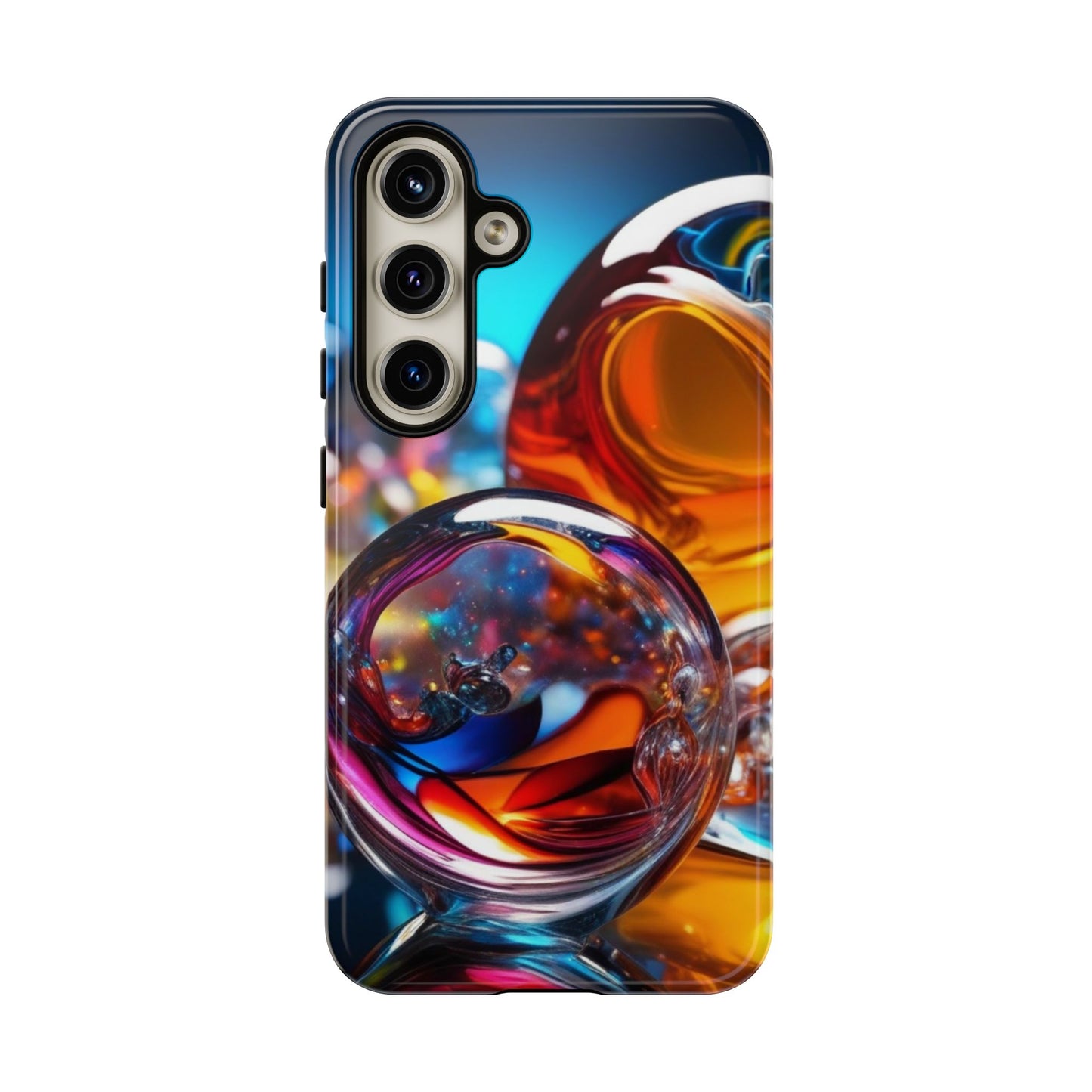 Tough Case Phone Case for  Samsung Galaxy S25/S24 – Dual Layer, Matte/Glossy Finish, Wireless Charging Compatible
