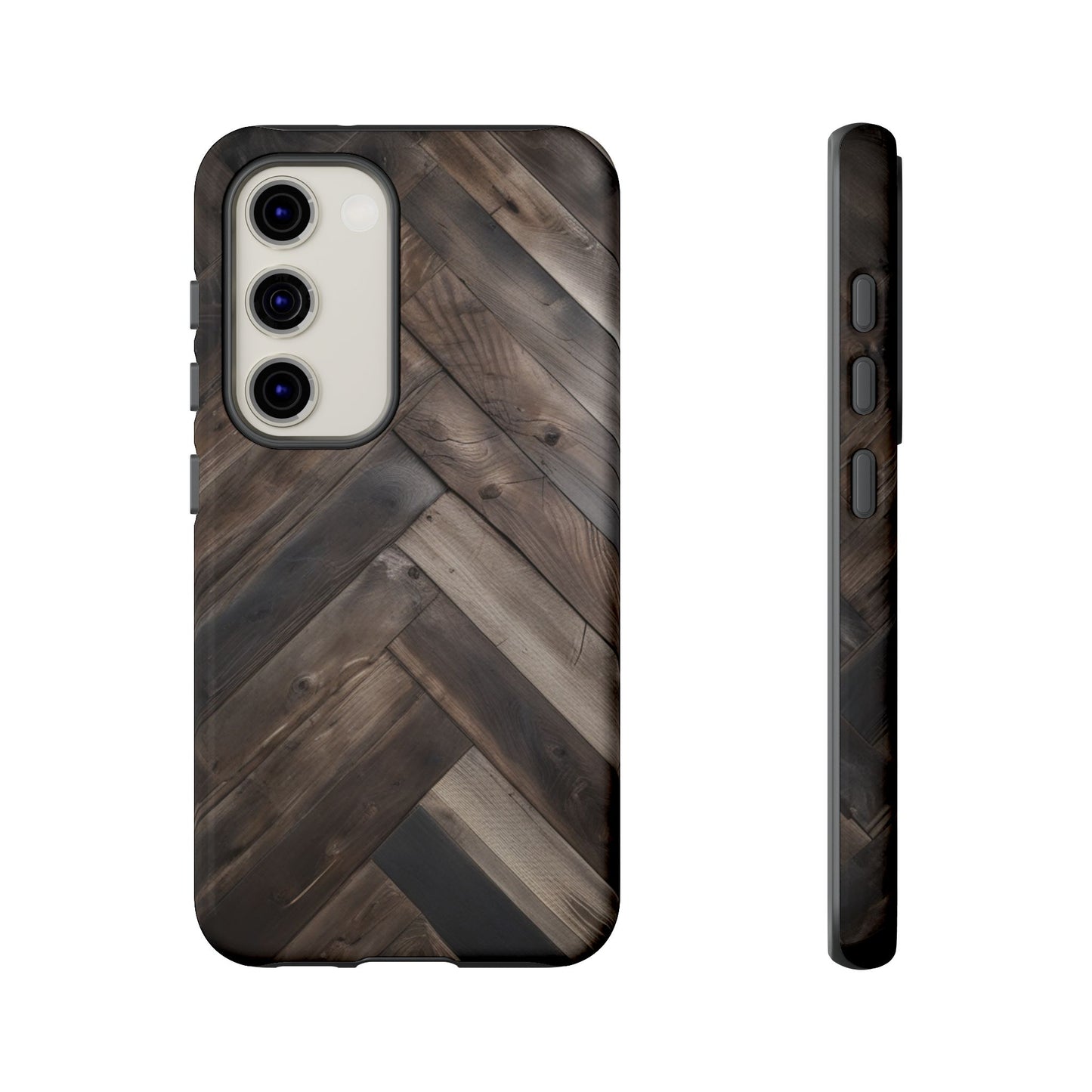 Herringbone Phone Case for Samsung Galaxy S25/S24/S23/S22 - Tough and Stylish Protection