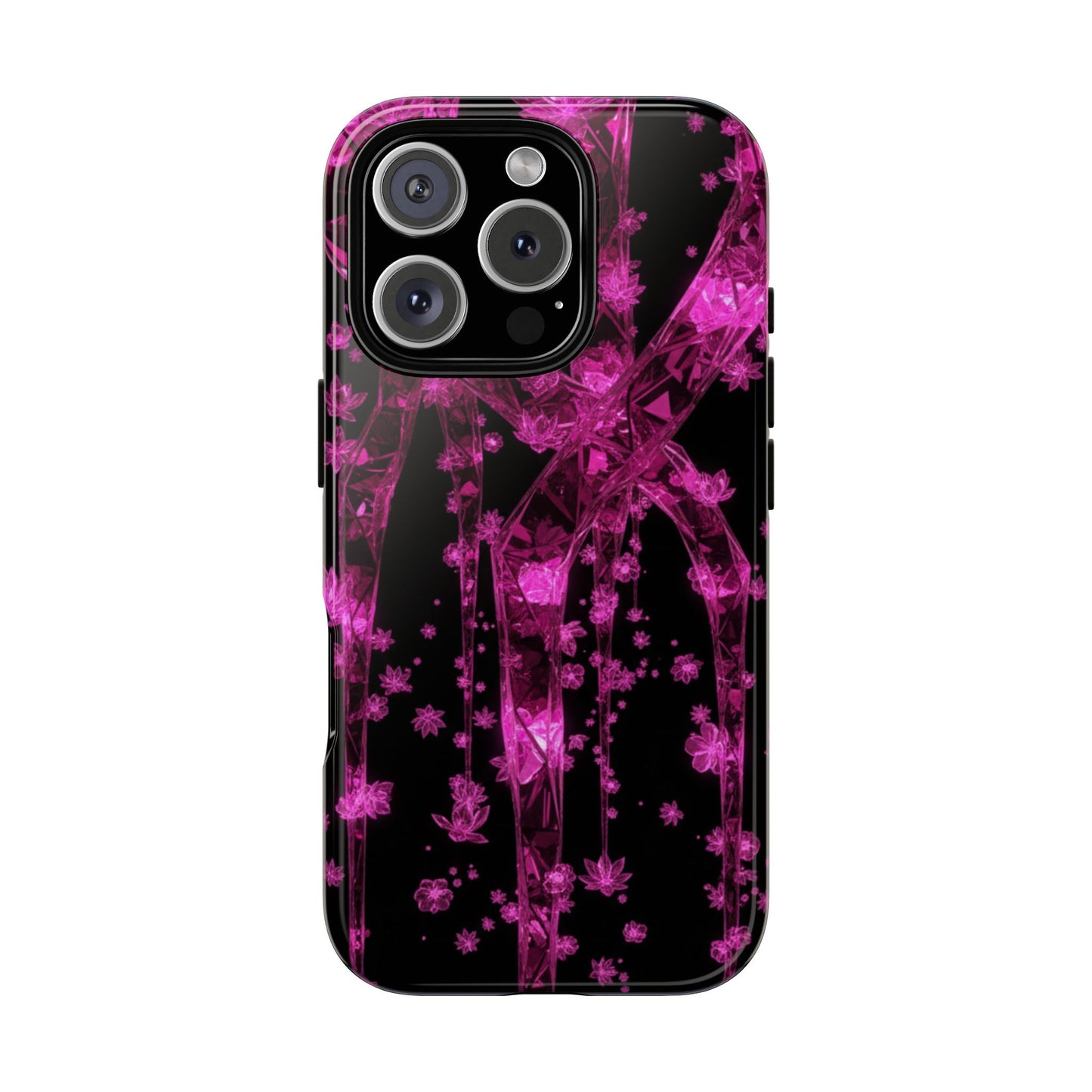 iPhone Tough Cases Phone Cases for iPhone 14\15\16\17– Dual Layer, Matte/Glossy Finish, Wireless Charging Compatible. Tough Cases — Pink Shockproof Phone Case