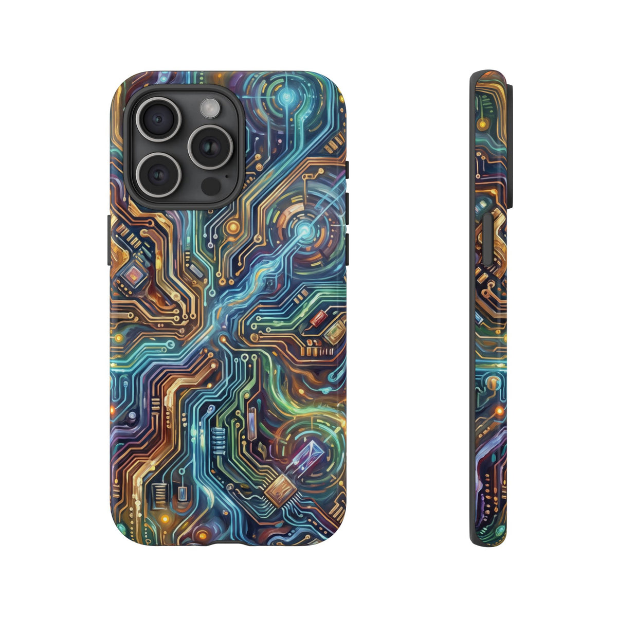 iPhone Tough Cases Phone Cases for iPhone 14\15\16\17\18 – Dual Layer, Matte/Glossy Finish, Wireless Charging Compatible.