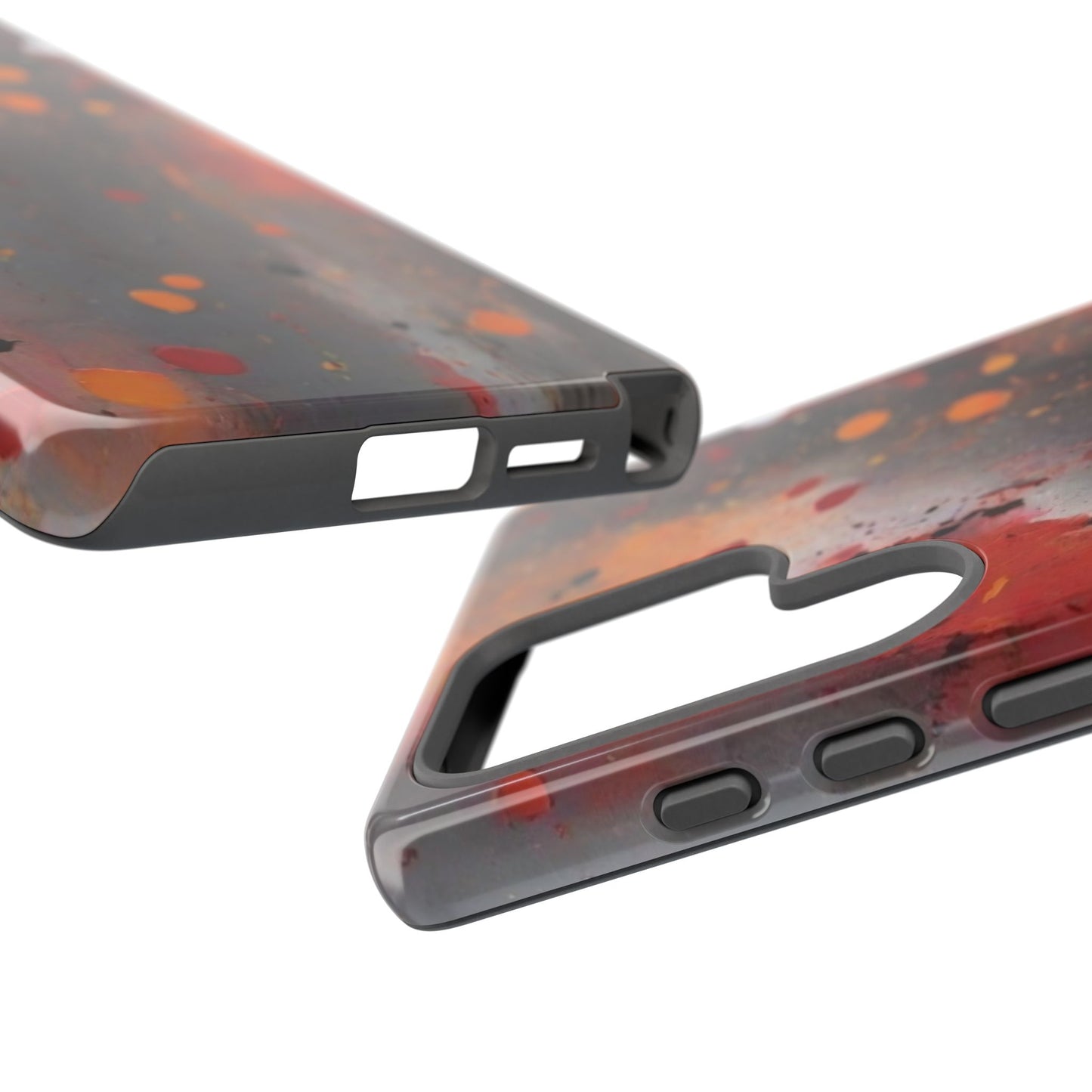 Tough Case Phone Case for Samsung Galaxy S25/S24 – Dual Layer, Matte/Glossy Finish, Wireless Charging Compatible