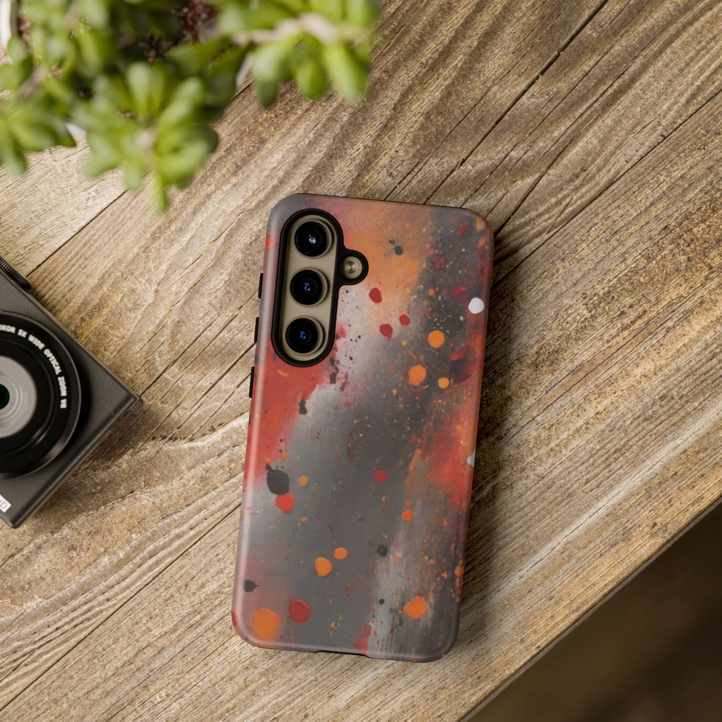 Tough Case Phone Case for Samsung Galaxy S25/S24 – Dual Layer, Matte/Glossy Finish, Wireless Charging Compatible