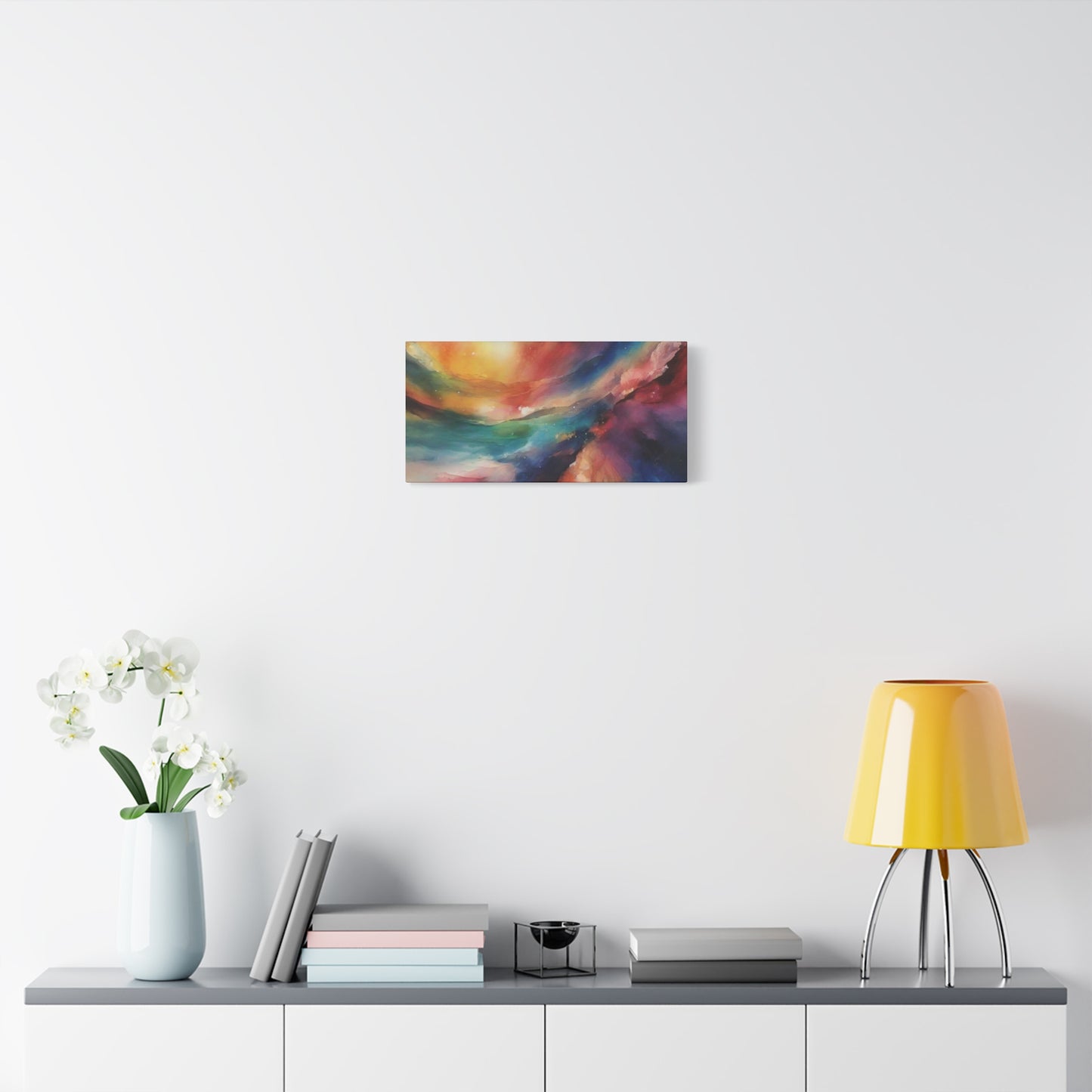 Abstract Art Canvas Print – Modern Wall Art, Space, Galaxy, Matte Canvas, Ready to Hang, Home & Office Décor, Modern Wall Décor