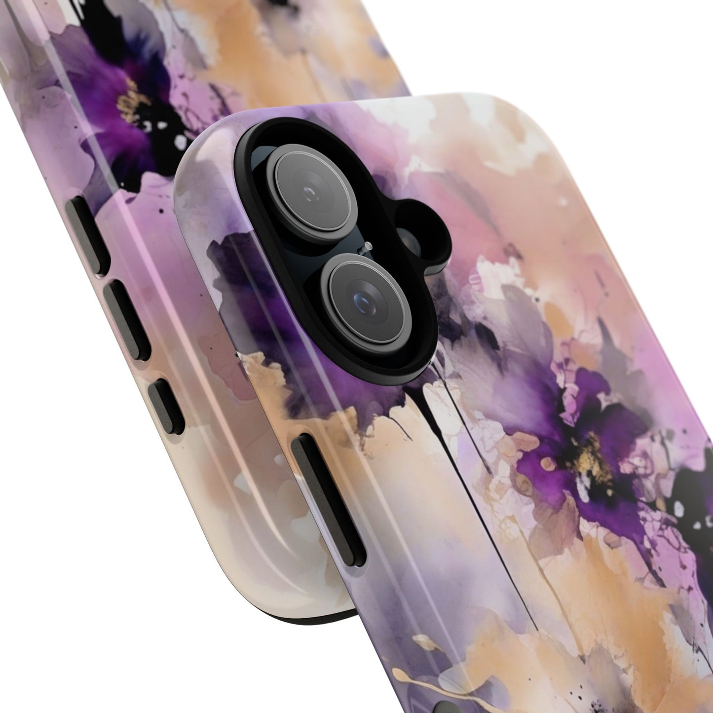 iPhone Tough Case Phone Case for iPhone 15\16 – Dual Layer, Matte/Glossy Finish, Wireless Charging Compatible