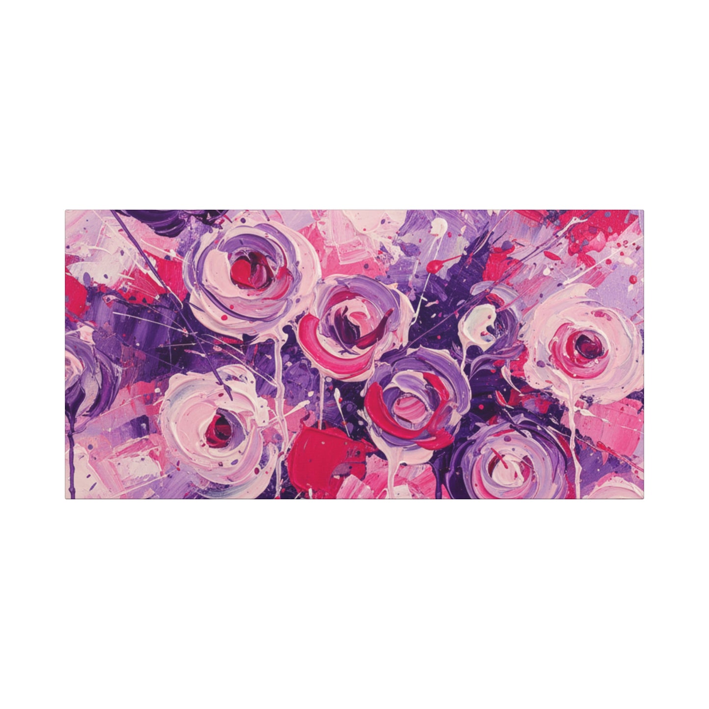 Abstract Art Canvas Print – Premium canvas print, Modern Wall Art, Matte Canvas, Ready to Hang, Home & Office Décor, Floral Abstract Canvas Print — Stretched Matte Wall Art