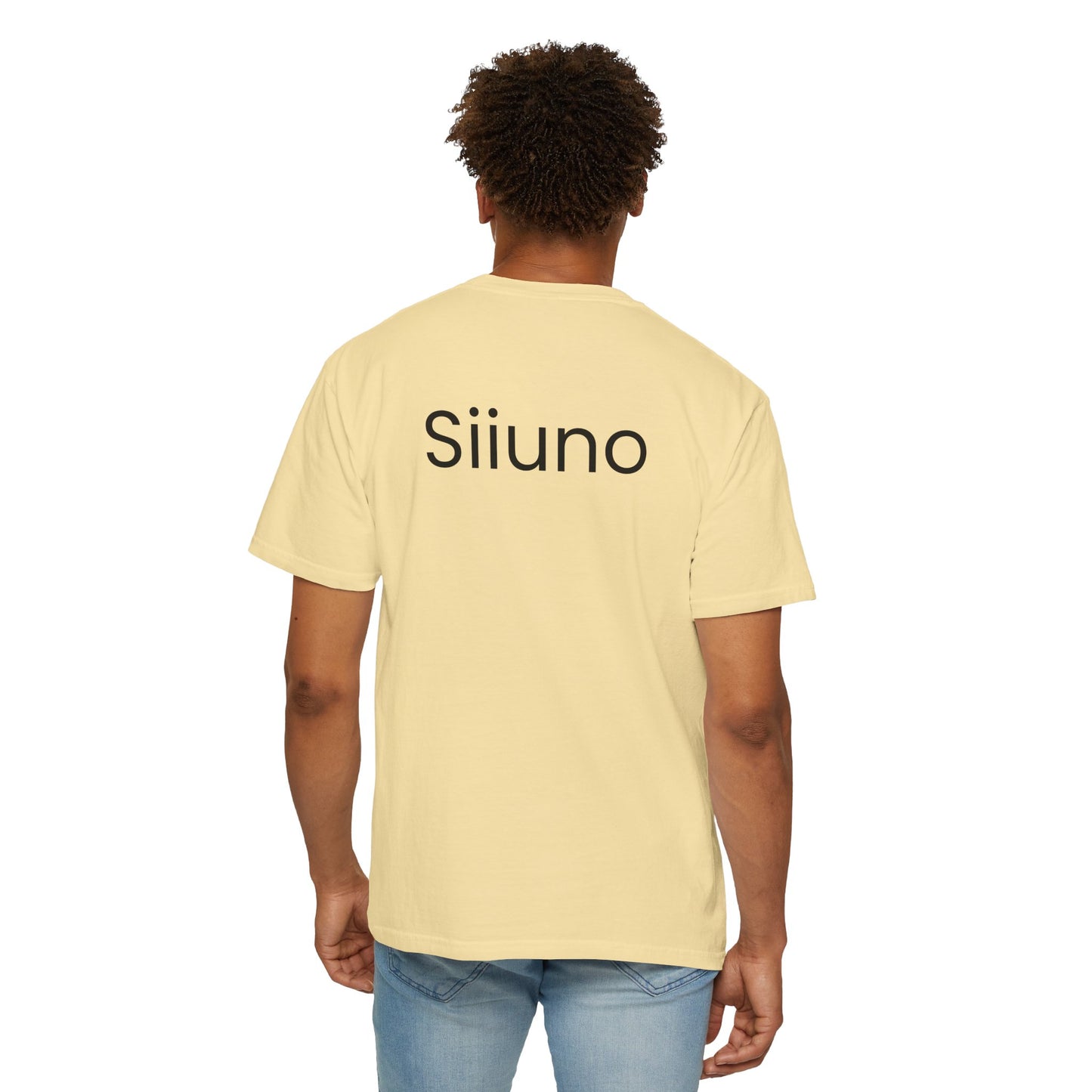 Siiuno Garment-Dyed T-shirt for Everyday Comfort, Unisex Tee for Casual Wear, Gift for Friends, Relaxed Style Tee, Versatile Summer Top