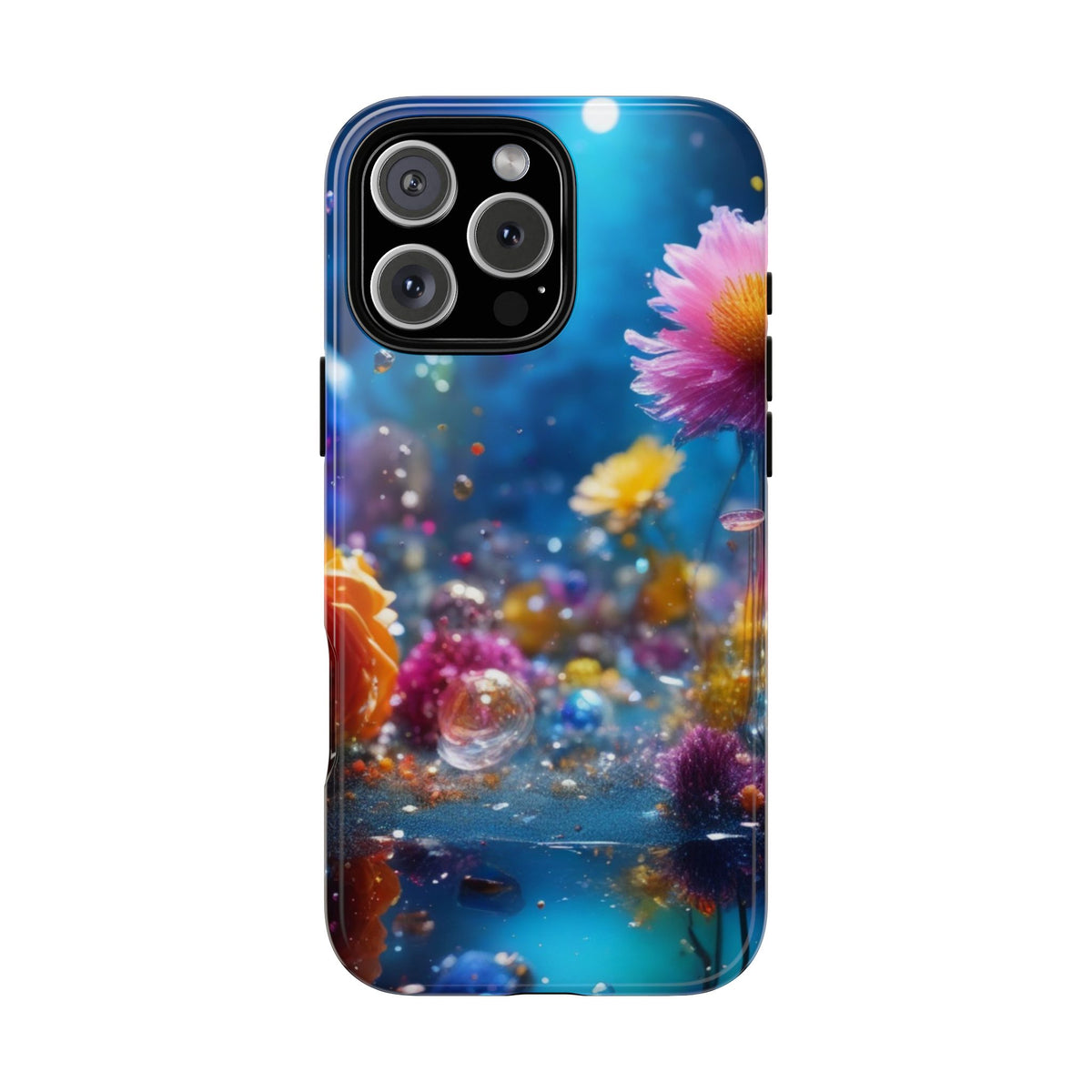 Floral Tough Phone Case for iphone 17/16/15 — Vibrant Flower Design