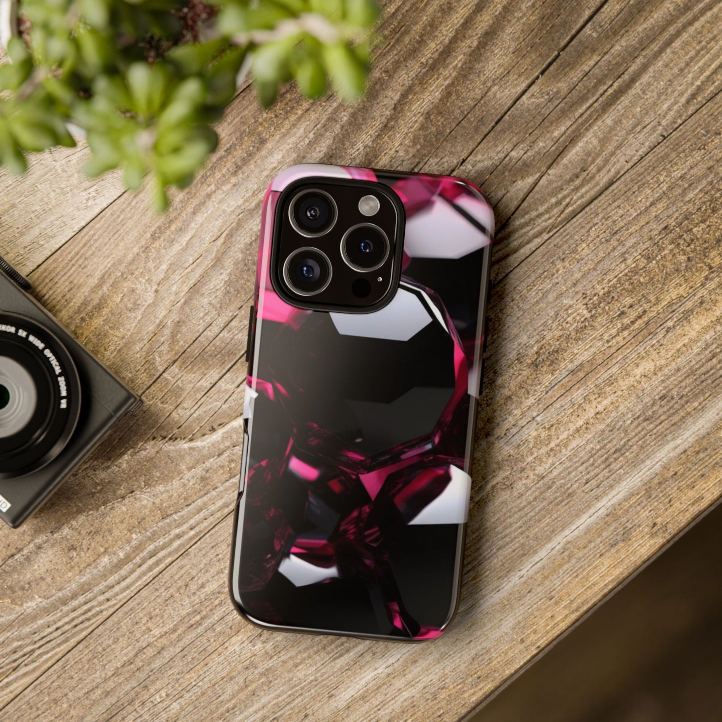 iPhone Tough Case Phone Case for iPhone 14\15\16\17 – Dual Layer, Matte/Glossy Finish, Wireless Charging Compatible