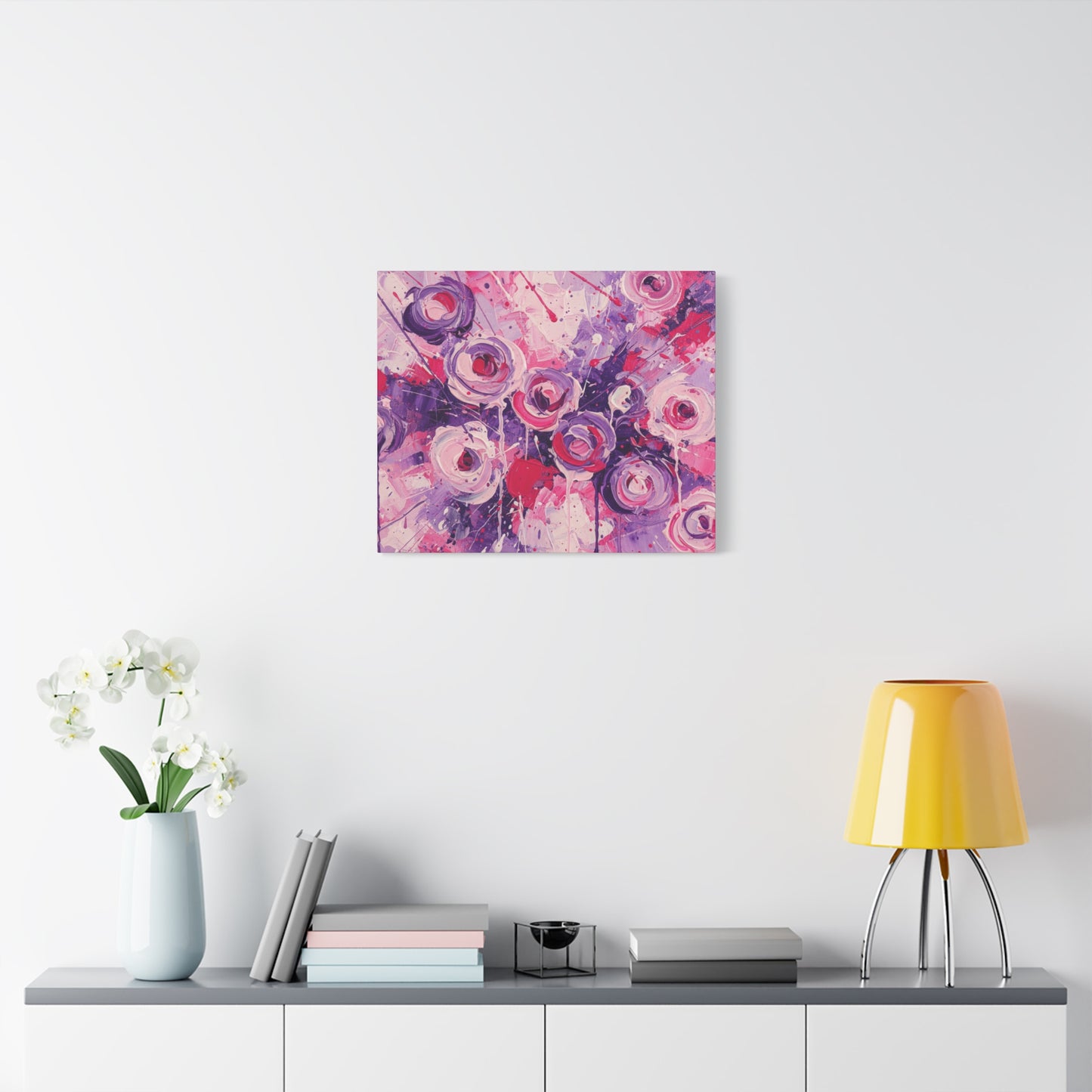 Abstract Art Canvas Print – Premium canvas print, Modern Wall Art, Matte Canvas, Ready to Hang, Home & Office Décor, Floral Abstract Canvas Print — Stretched Matte Wall Art