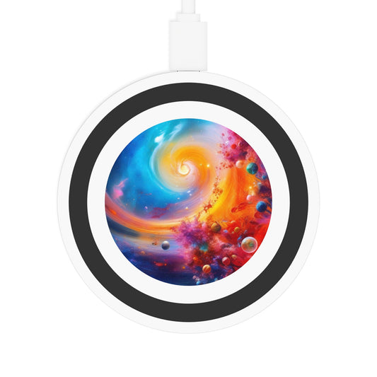 Wireless Charging Pad — Colorful Galaxy Charger