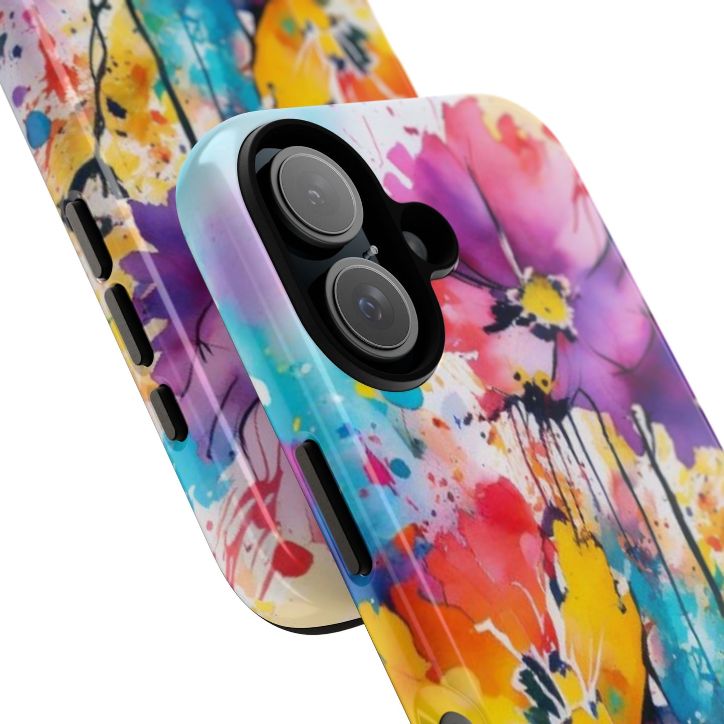 Tough Case Phone Case for iPhone 14,15,16 – Dual Layer, Matte/Glossy Finish, Wireless Charging Compatible