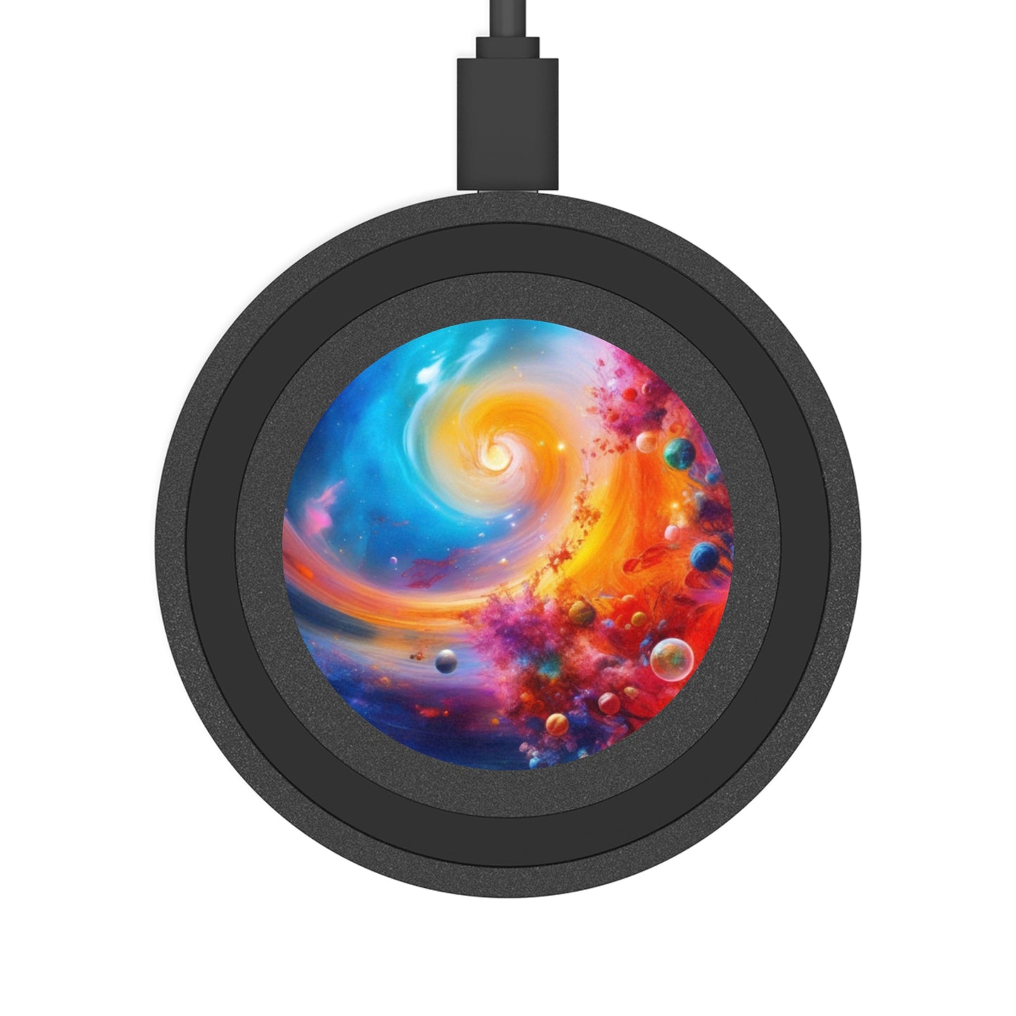 Wireless Charging Pad — Colorful Galaxy Charger
