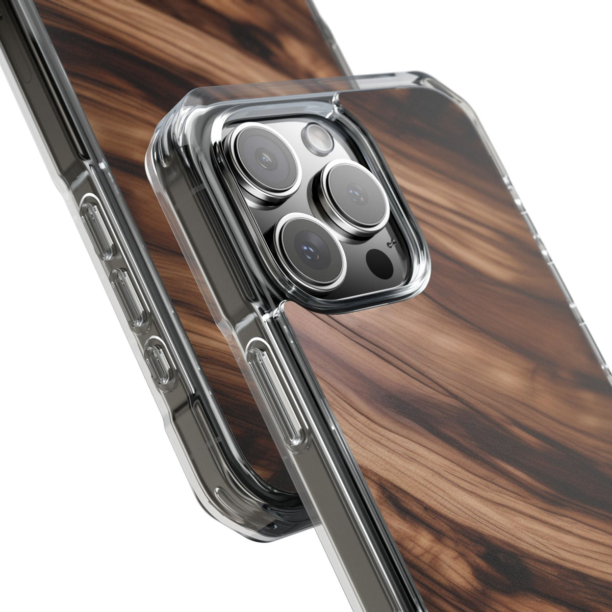 Magnetic Phone Case for iPhone 16/15/14 - Stylish Wood Texture, Durable Protection, Perfect Gift for Him/Her, Ideal for Any Occasion
