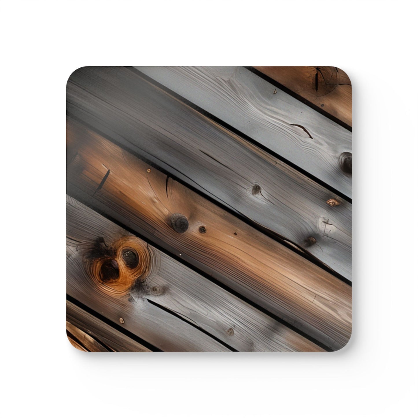 Rustic Corkwood Coaster Set - Perfect for Home Decor and Gift Giving, Kitchen Accessories